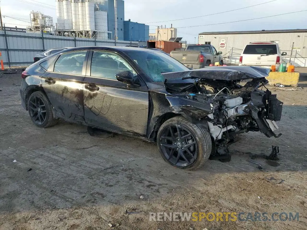 4 fotografías del automóvil dañado 19XFL2H83RE018522 HONDA CIVIC 2024