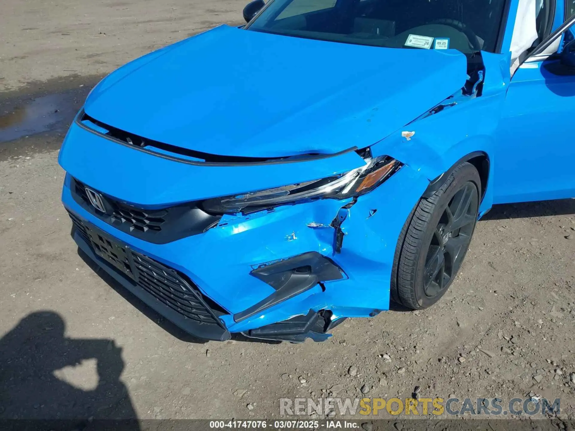 6 fotografías del automóvil dañado 19XFL2H83RE042223 HONDA CIVIC 2024