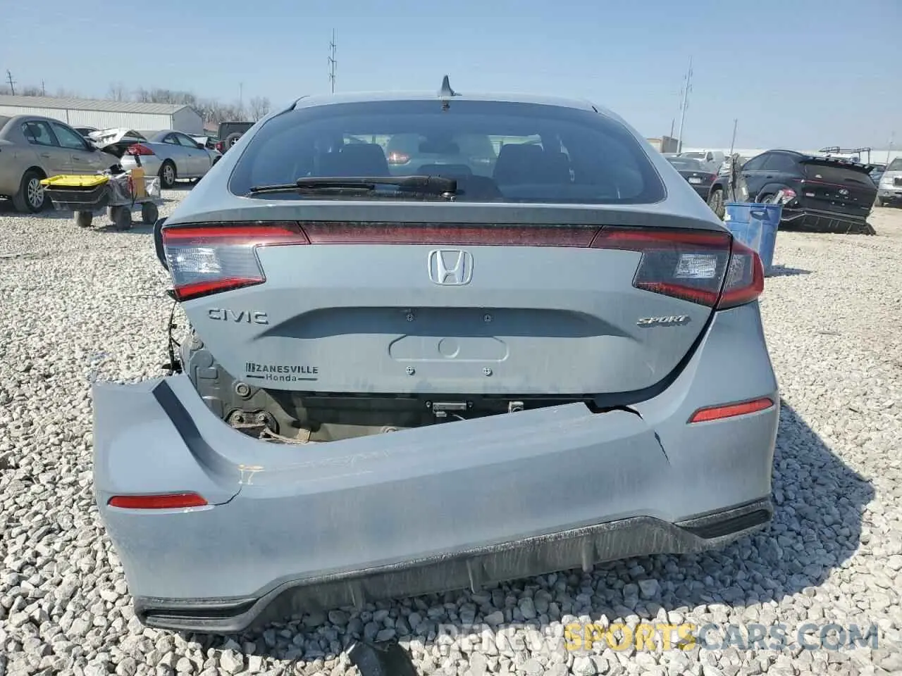 6 fotografías del automóvil dañado 19XFL2H84RE005004 HONDA CIVIC 2024