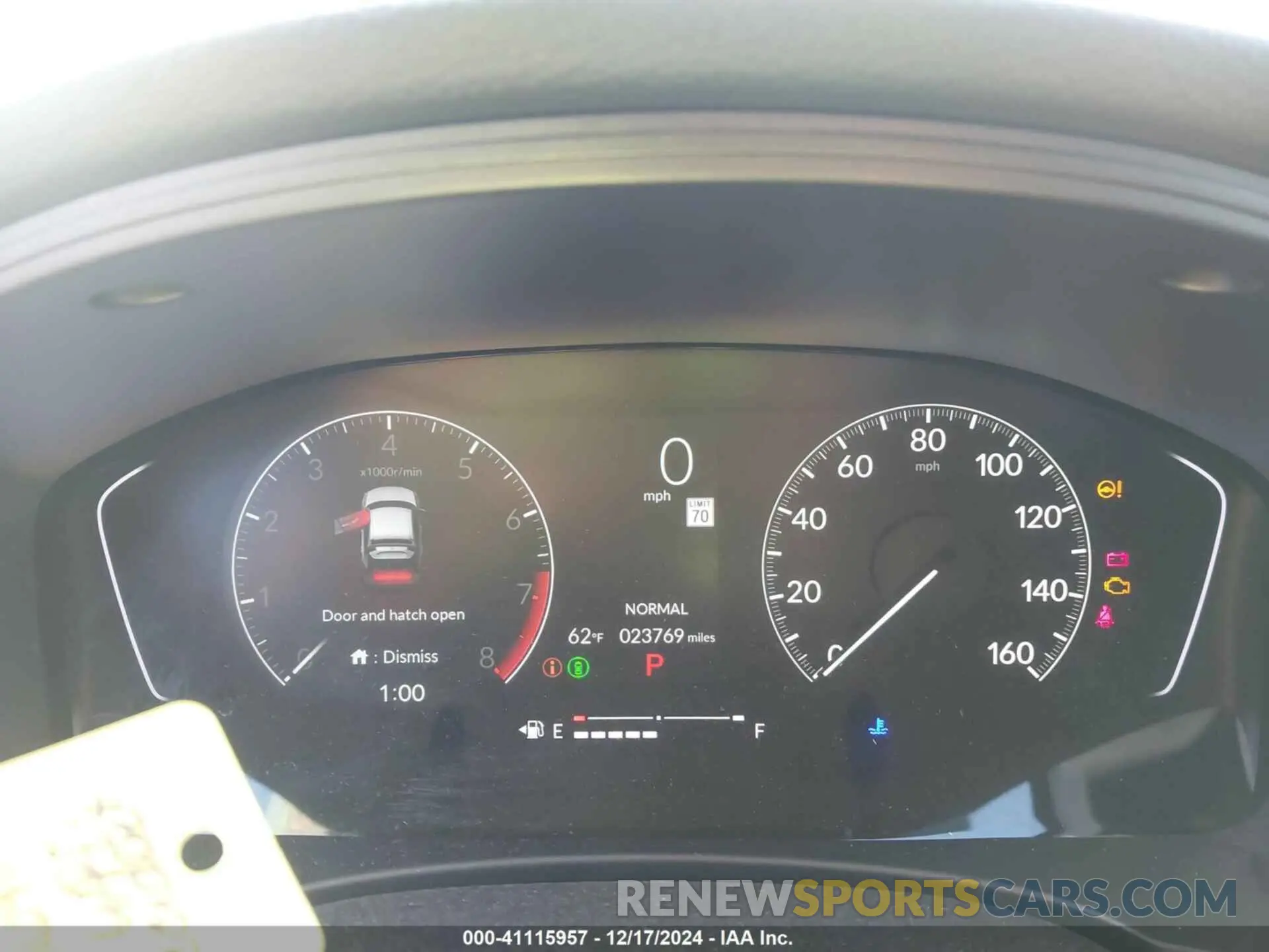 7 fotografías del automóvil dañado 19XFL2H84RE006900 HONDA CIVIC 2024