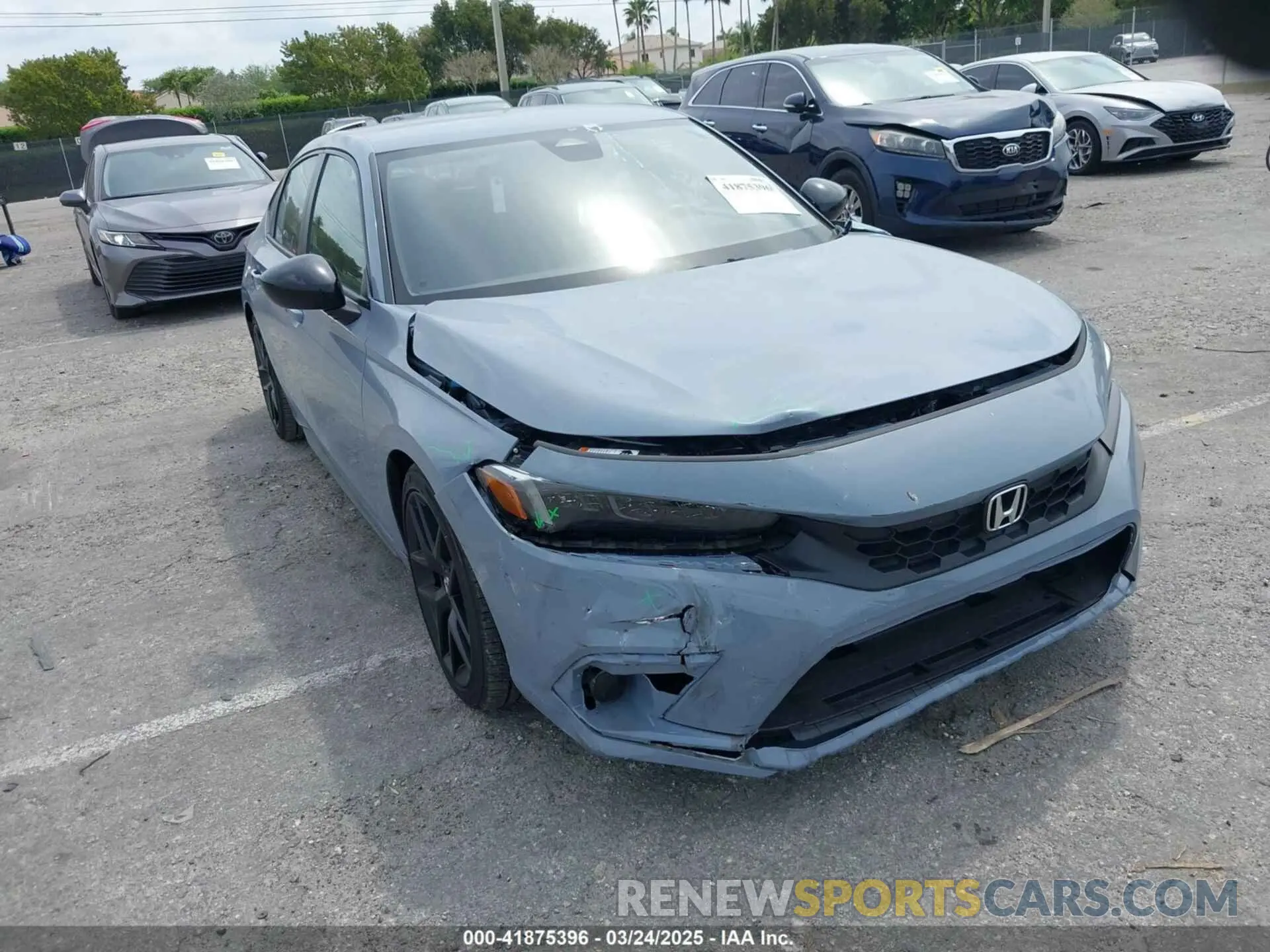 6 fotografías del automóvil dañado 19XFL2H84RE010655 HONDA CIVIC 2024
