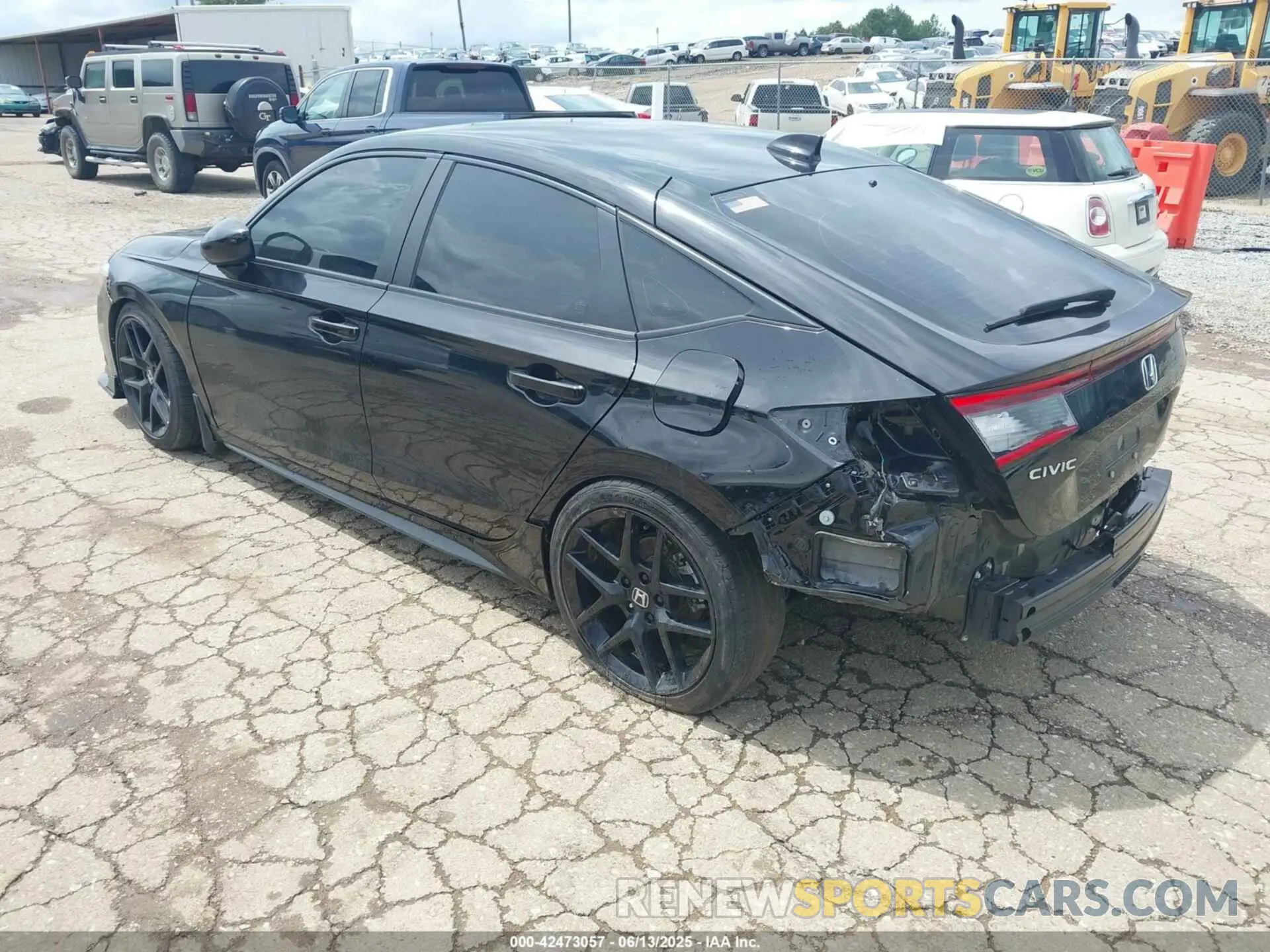 3 fotografías del automóvil dañado 19XFL2H84RE012843 HONDA CIVIC 2024