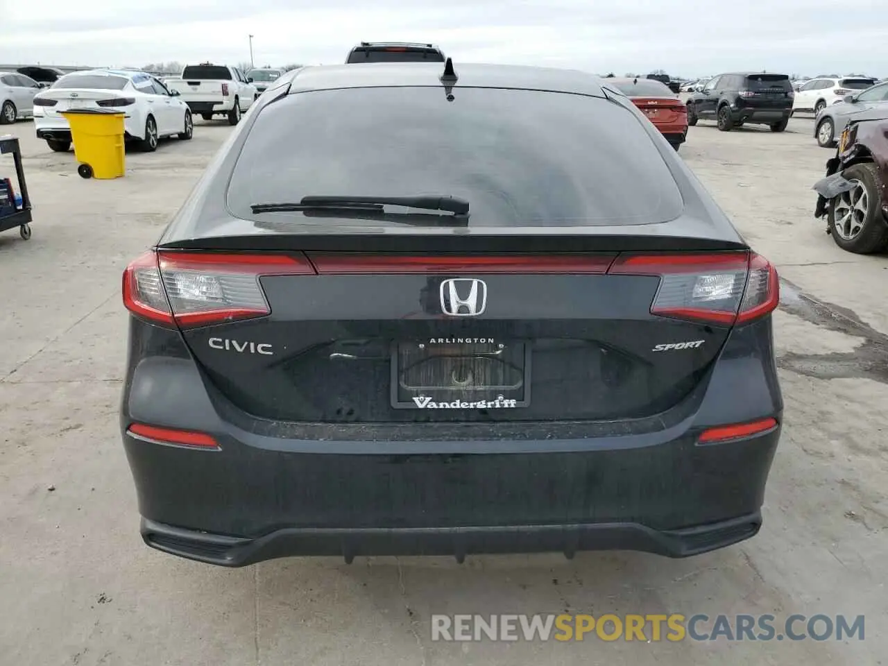 6 fotografías del automóvil dañado 19XFL2H84RE014396 HONDA CIVIC 2024