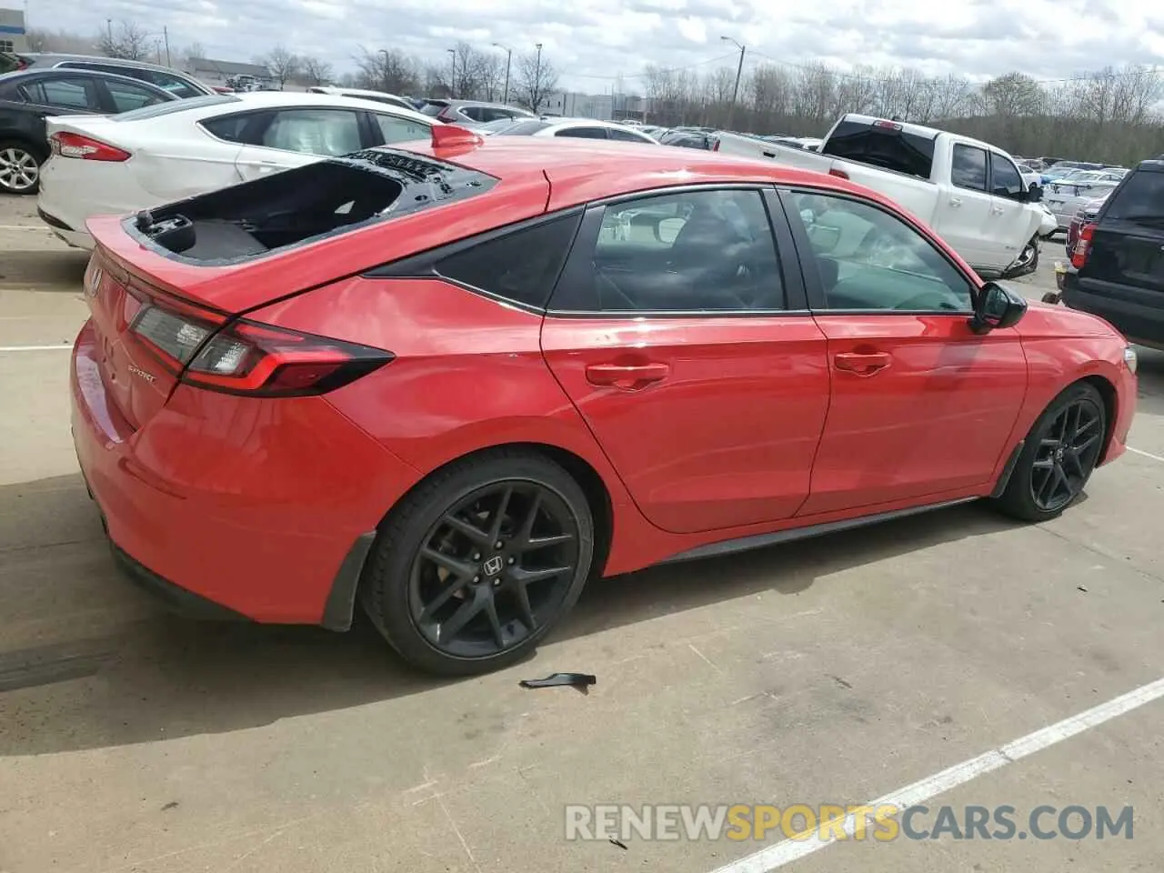 3 fotografías del automóvil dañado 19XFL2H84RE030887 HONDA CIVIC 2024