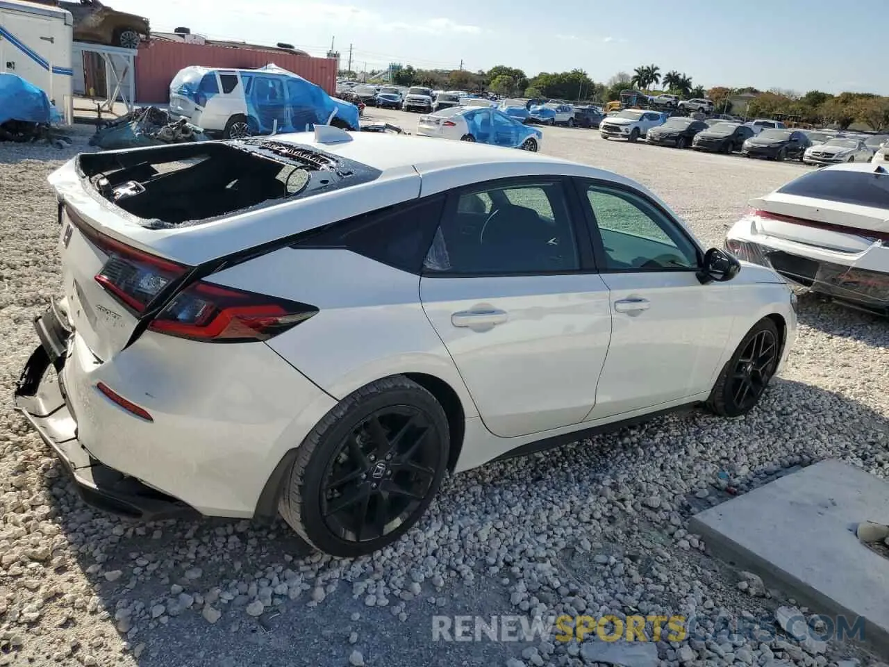 3 fotografías del automóvil dañado 19XFL2H84RE039072 HONDA CIVIC 2024