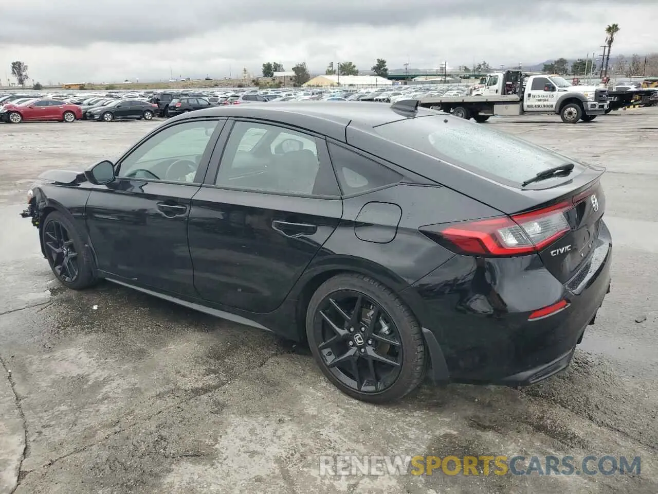 2 fotografías del automóvil dañado 19XFL2H85RE025813 HONDA CIVIC 2024