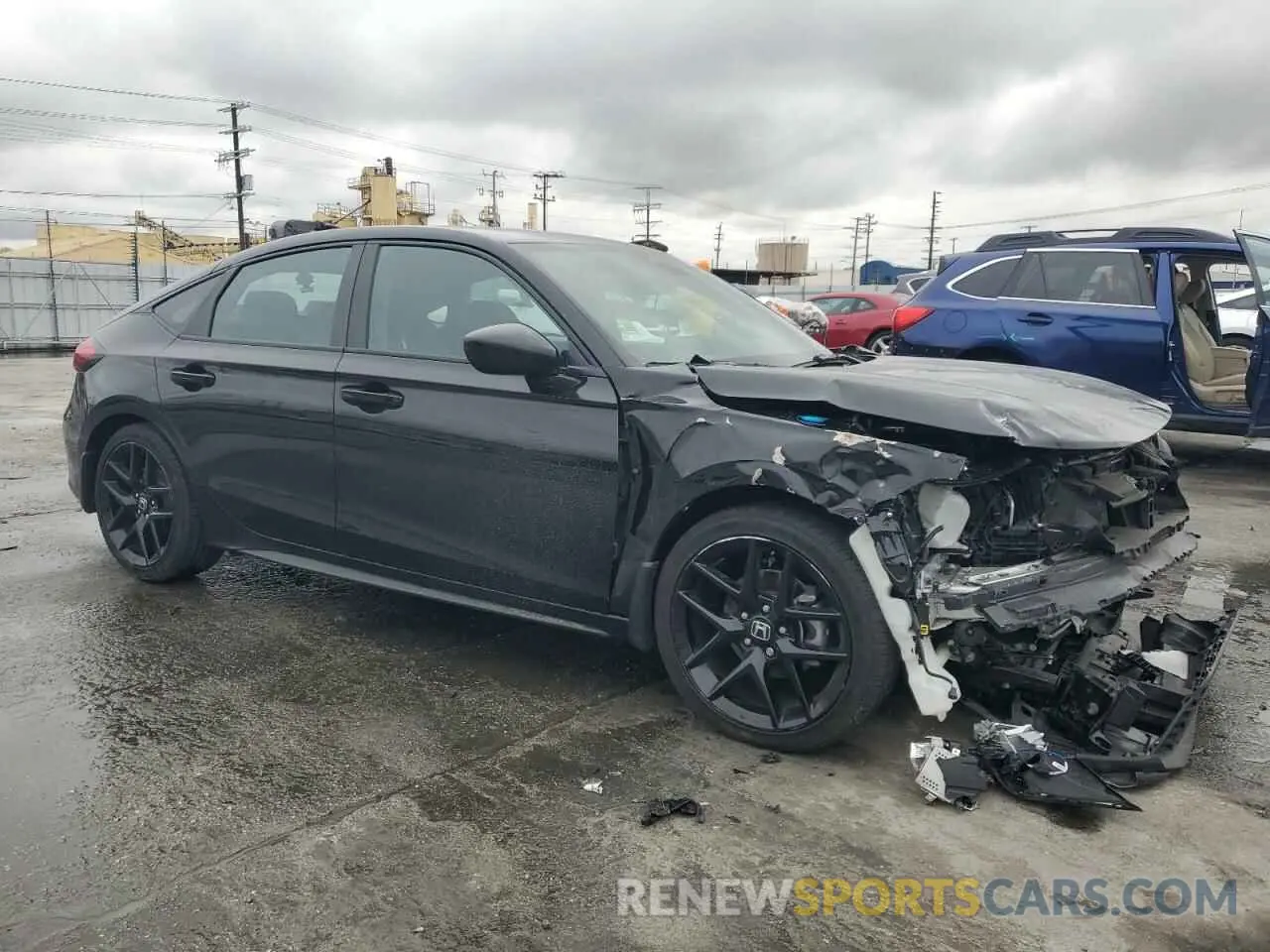 4 fotografías del automóvil dañado 19XFL2H85RE025813 HONDA CIVIC 2024