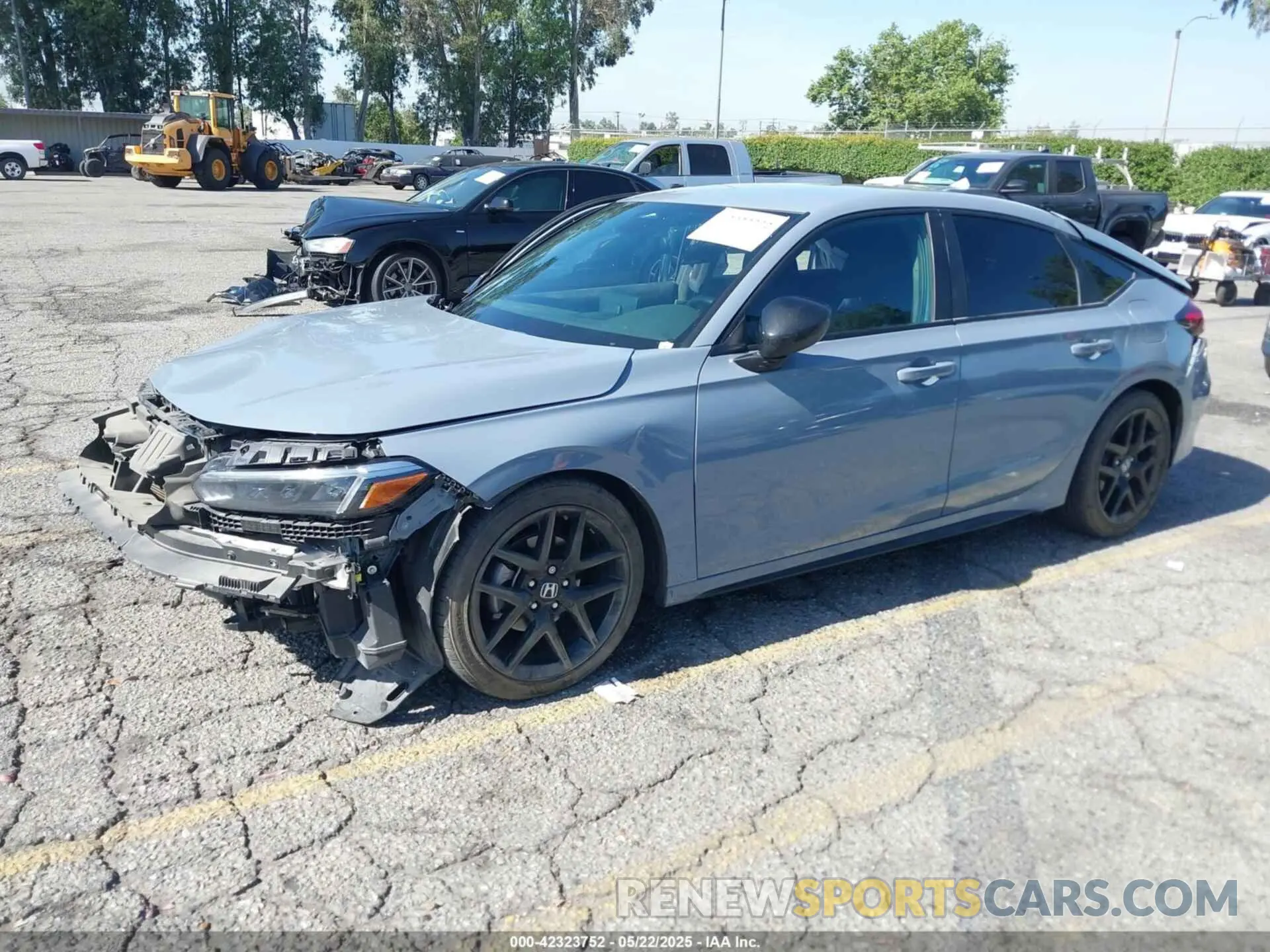 2 fotografías del automóvil dañado 19XFL2H86RE010544 HONDA CIVIC 2024