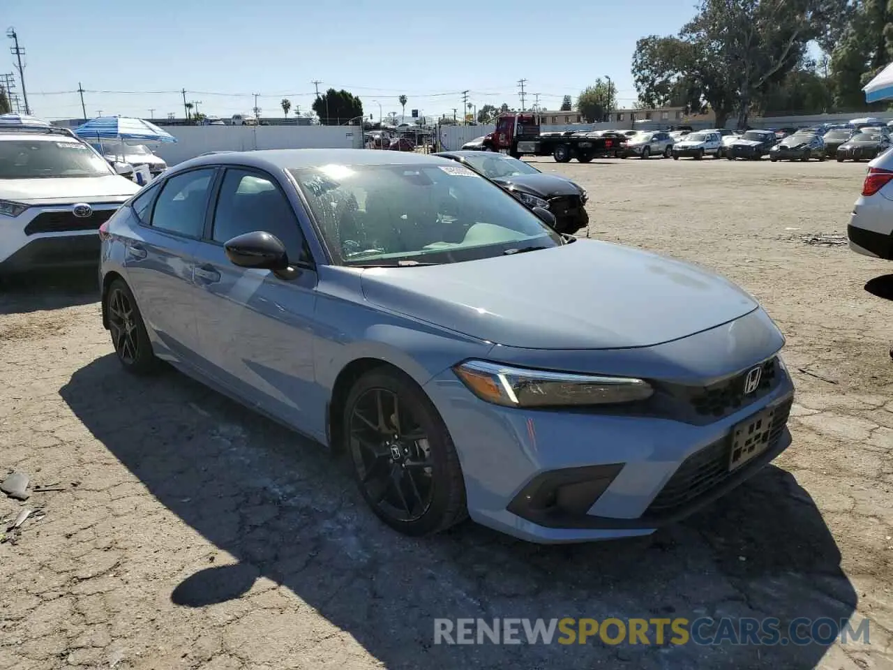 4 fotografías del automóvil dañado 19XFL2H87RE026526 HONDA CIVIC 2024