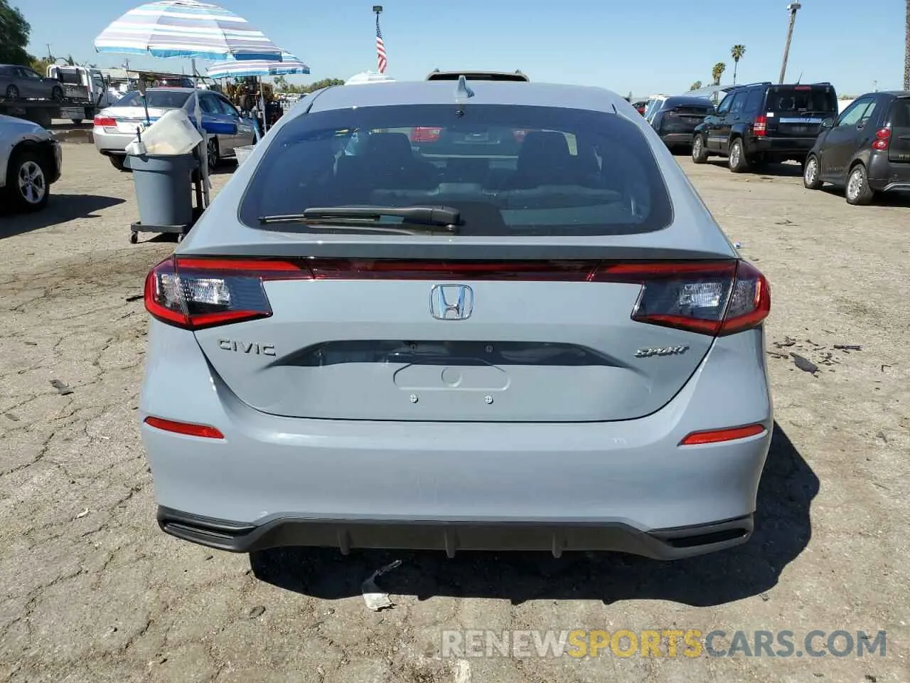 6 fotografías del automóvil dañado 19XFL2H87RE026526 HONDA CIVIC 2024