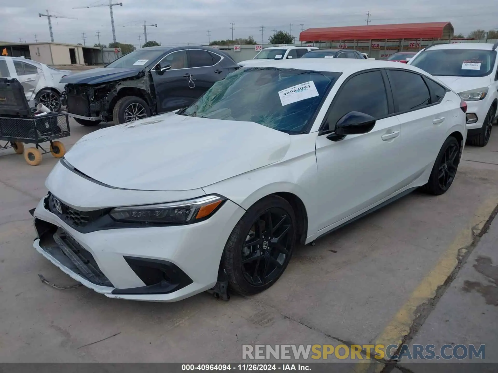 2 fotografías del automóvil dañado 19XFL2H88RE021853 HONDA CIVIC 2024