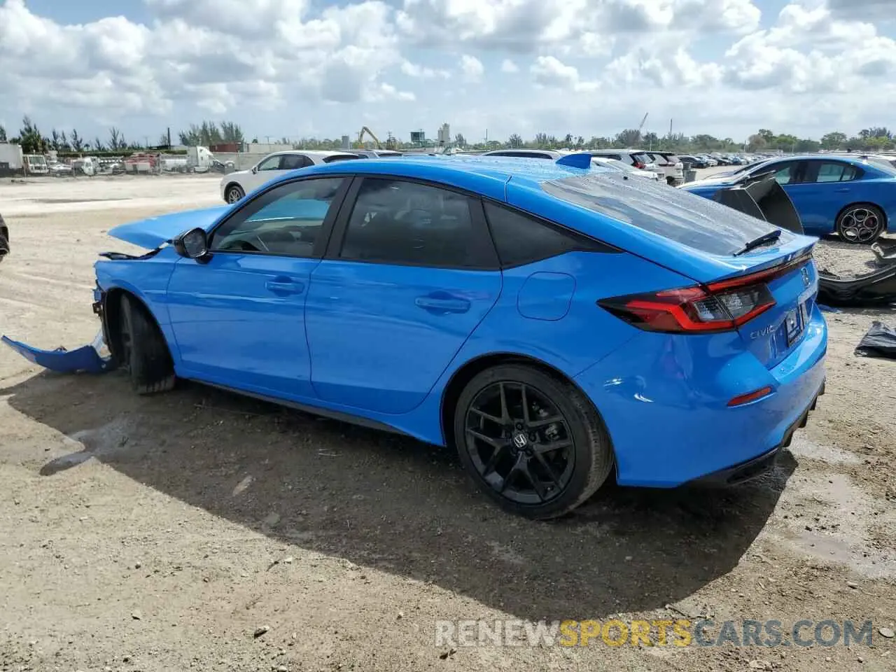 2 fotografías del automóvil dañado 19XFL2H88RE025160 HONDA CIVIC 2024