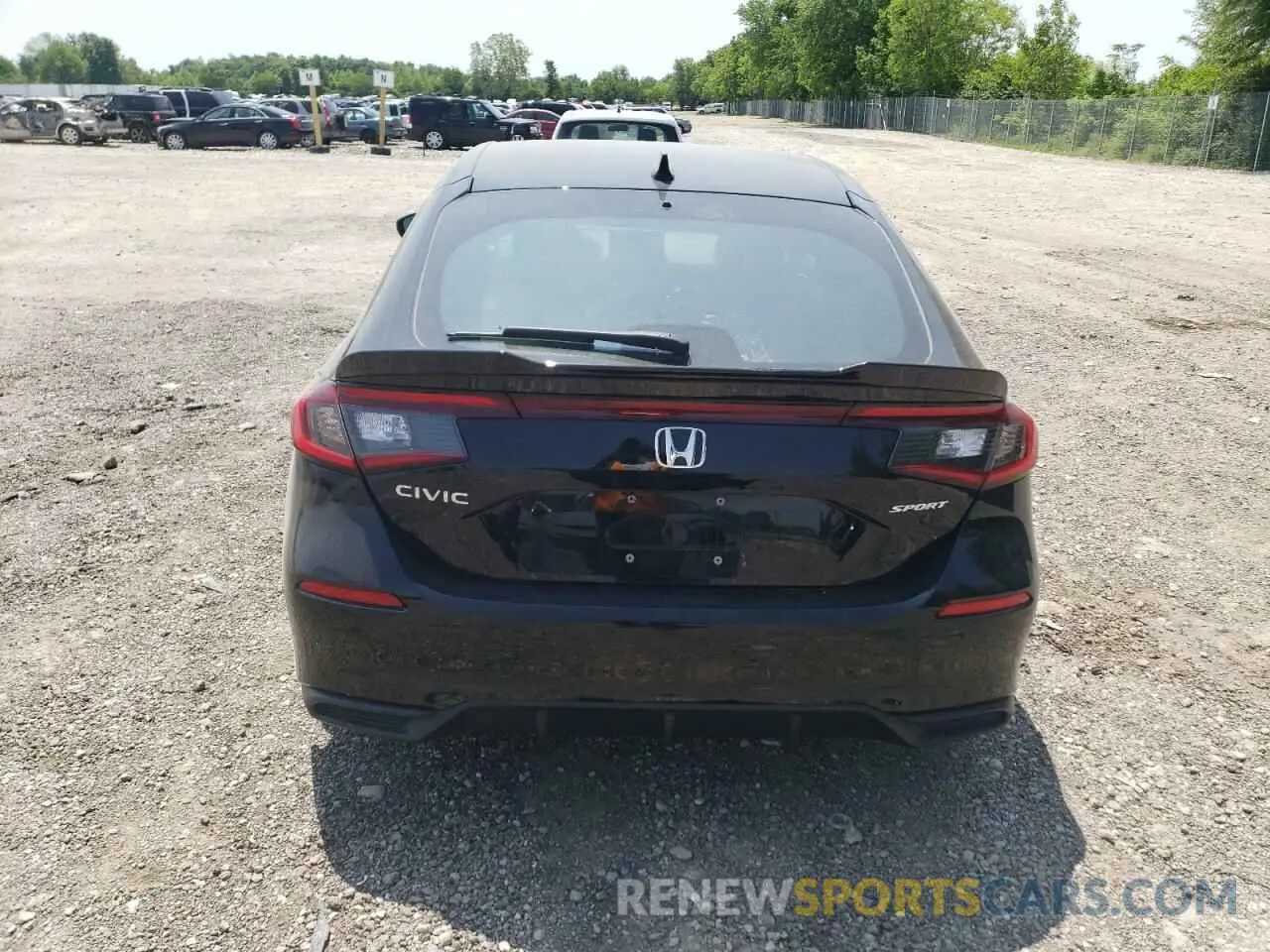 6 fotografías del automóvil dañado 19XFL2H88RE034277 HONDA CIVIC 2024