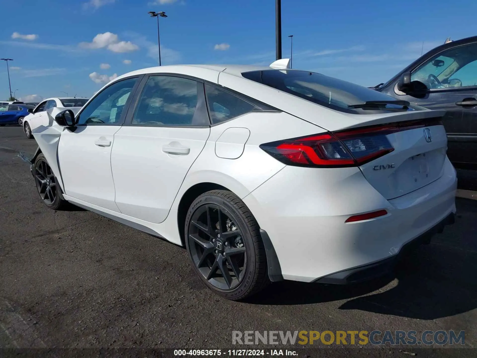 3 fotografías del automóvil dañado 19XFL2H89RE015009 HONDA CIVIC 2024