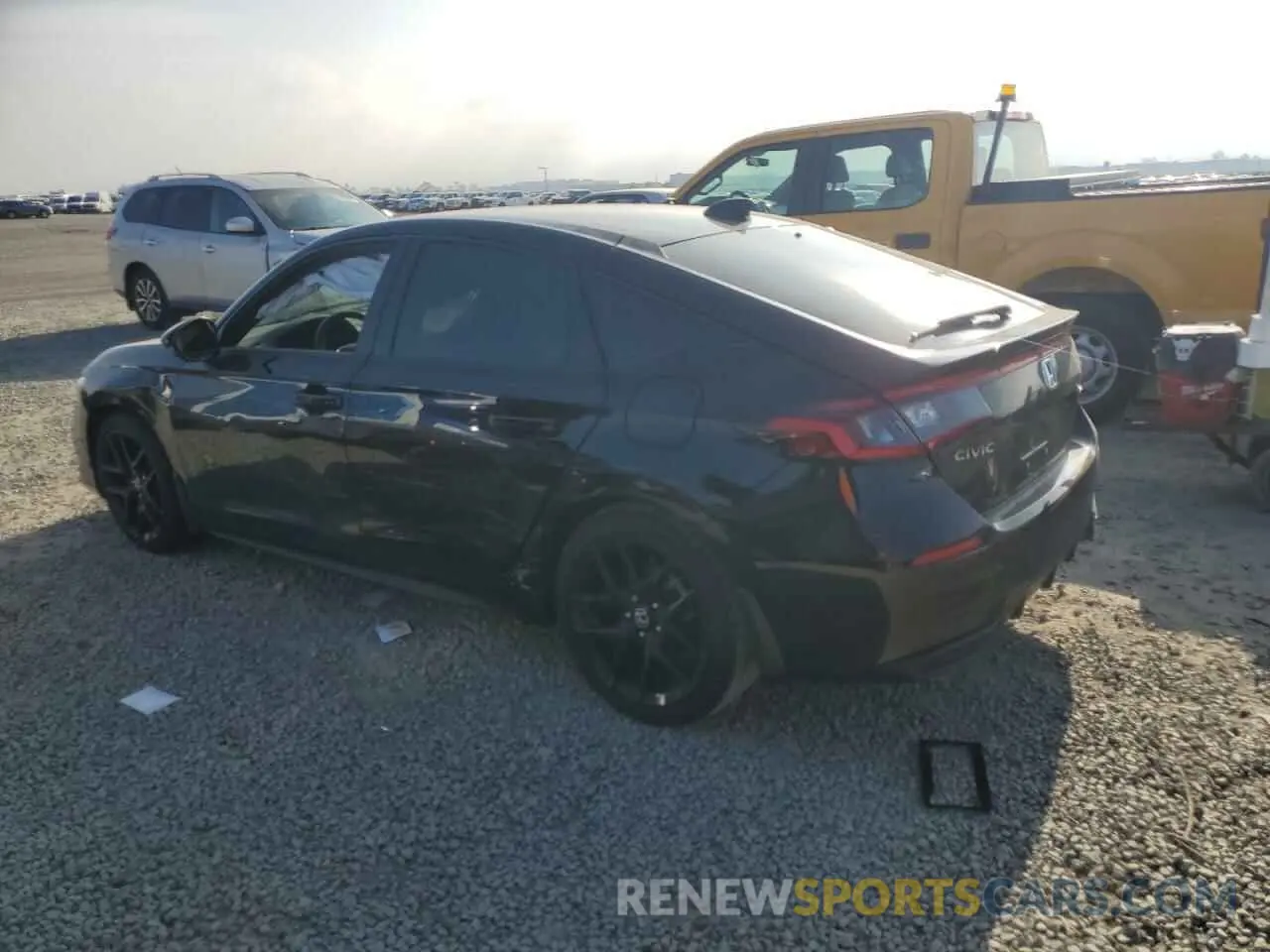 2 fotografías del automóvil dañado 19XFL2H89RE017357 HONDA CIVIC 2024