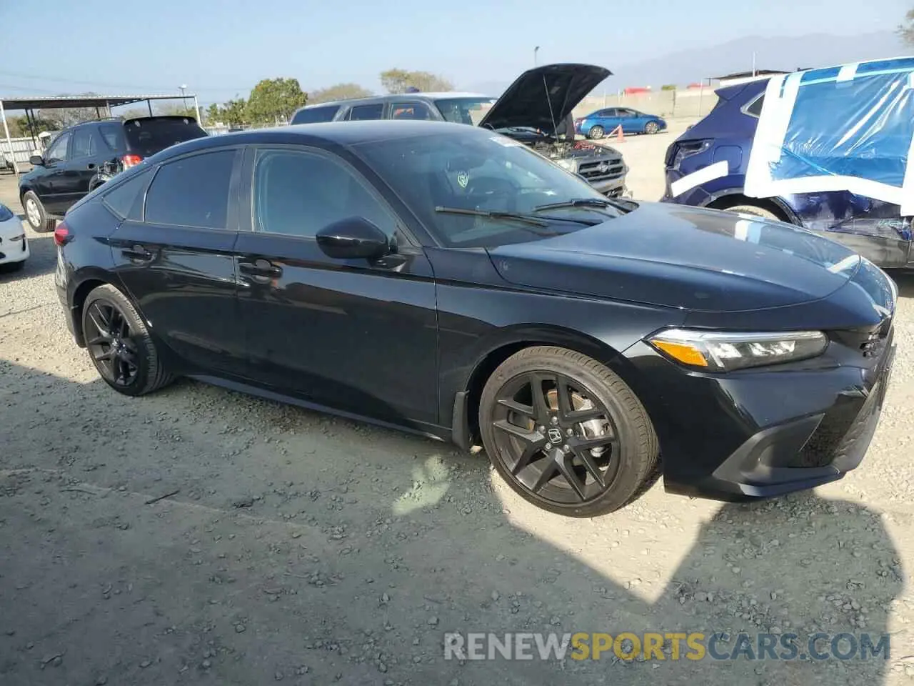 4 fotografías del automóvil dañado 19XFL2H89RE017357 HONDA CIVIC 2024