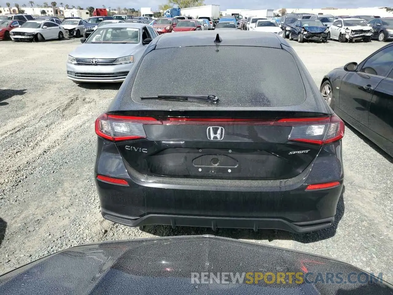 6 fotografías del automóvil dañado 19XFL2H89RE017357 HONDA CIVIC 2024