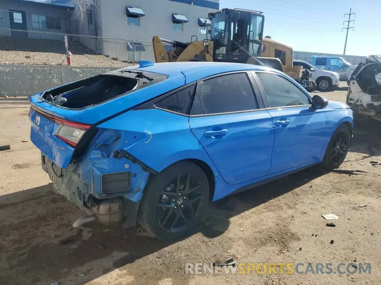 3 fotografías del automóvil dañado 19XFL2H89RE019254 HONDA CIVIC 2024