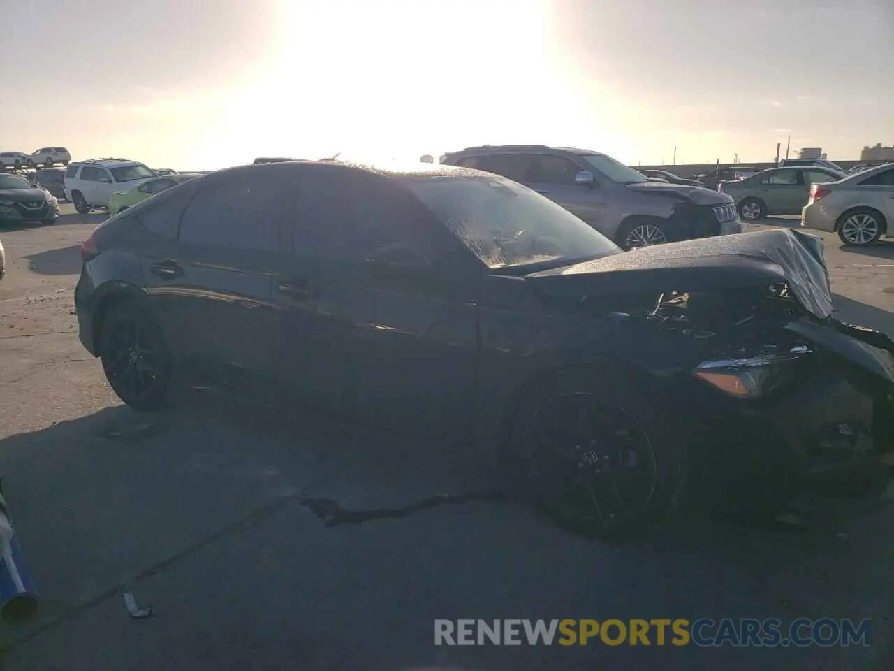 4 fotografías del automóvil dañado 19XFL2H89RE022753 HONDA CIVIC 2024
