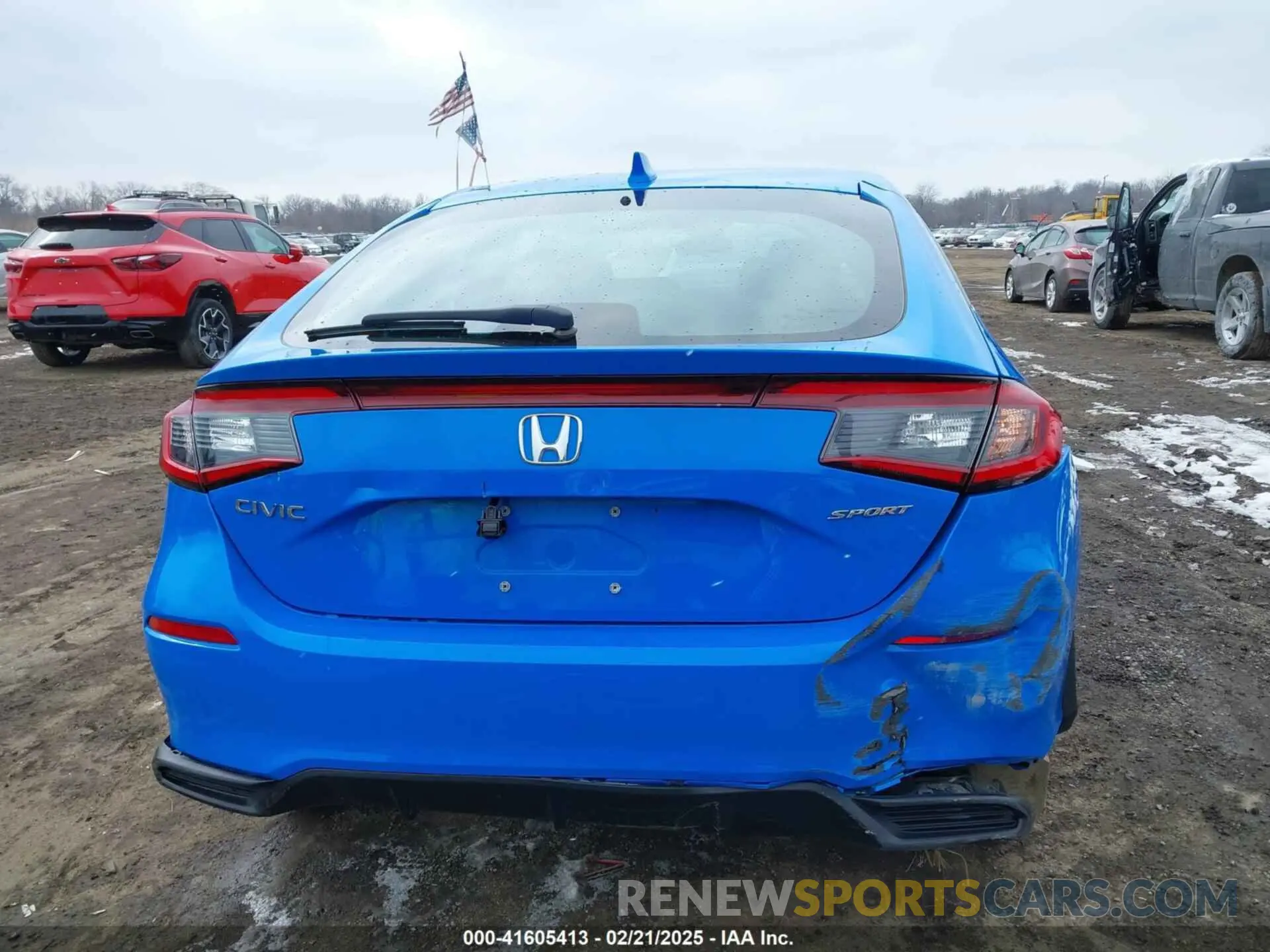 17 fotografías del automóvil dañado 19XFL2H89RE028259 HONDA CIVIC 2024