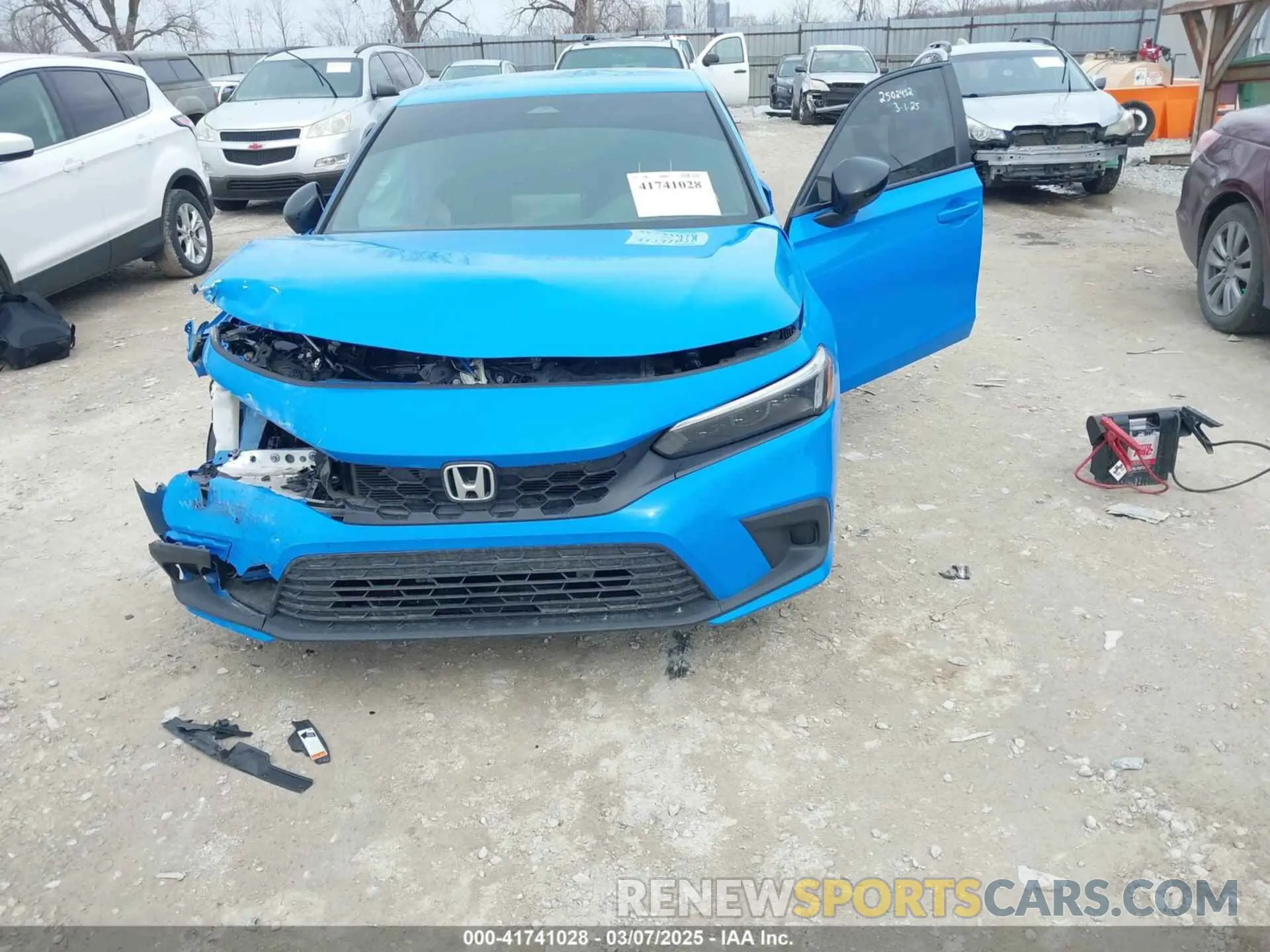 6 fotografías del automóvil dañado 19XFL2H89RE029735 HONDA CIVIC 2024