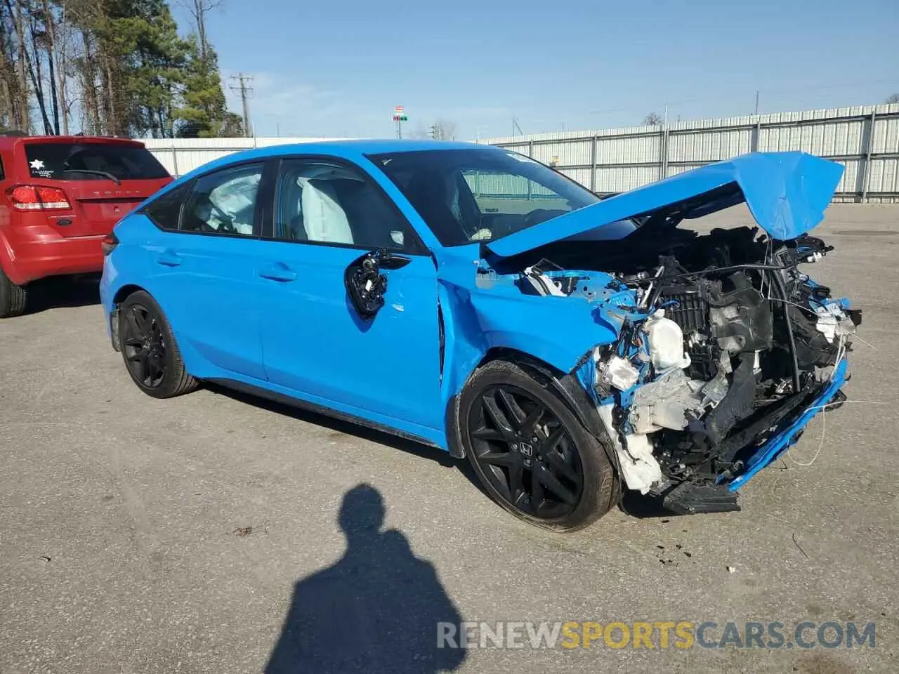 4 fotografías del automóvil dañado 19XFL2H8XRE025452 HONDA CIVIC 2024