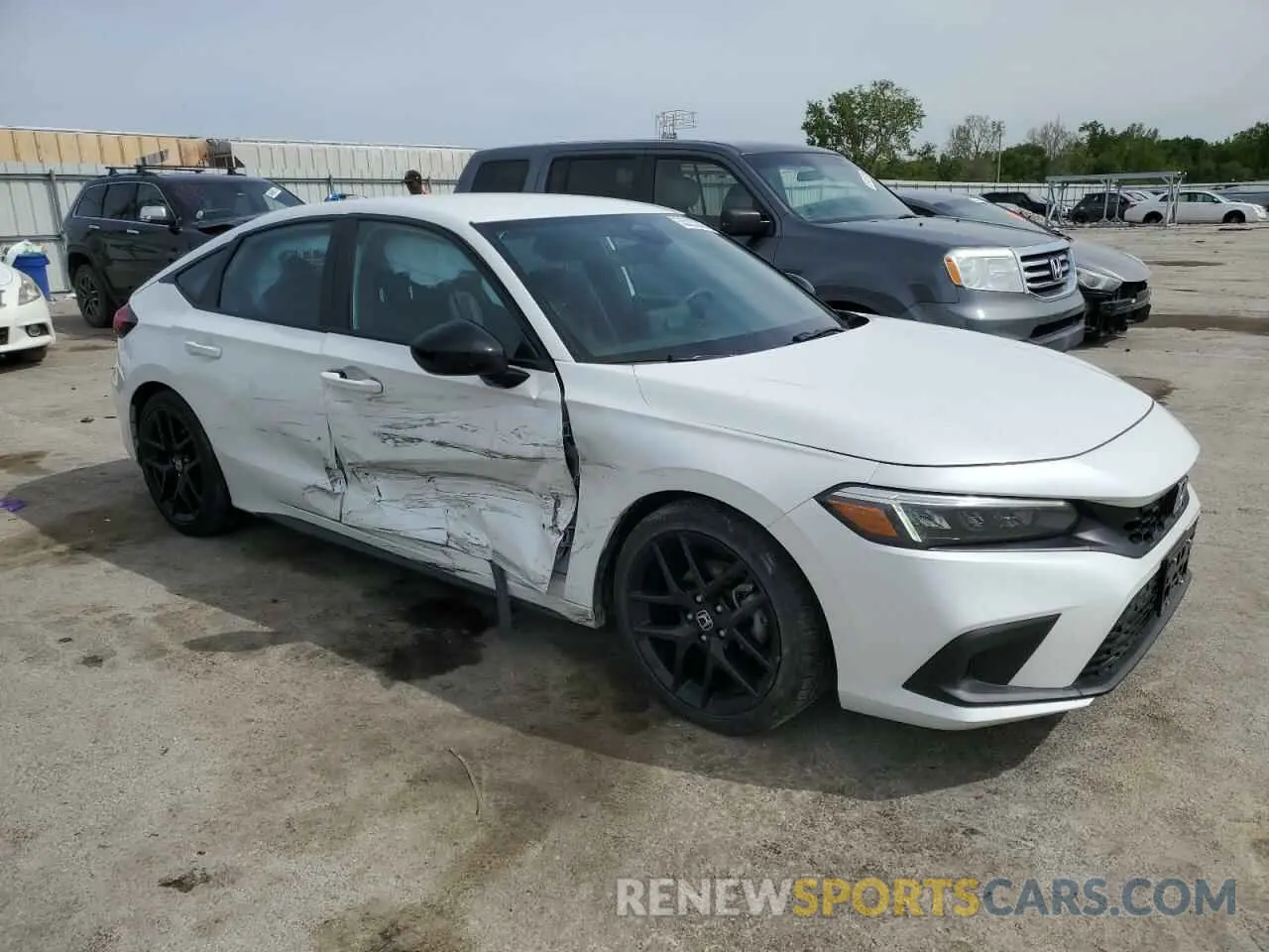 4 fotografías del automóvil dañado 19XFL2H8XRE030439 HONDA CIVIC 2024