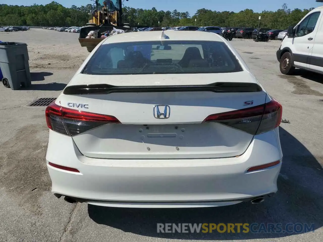 6 fotografías del automóvil dañado 2HGFE1E57RH473443 HONDA CIVIC 2024
