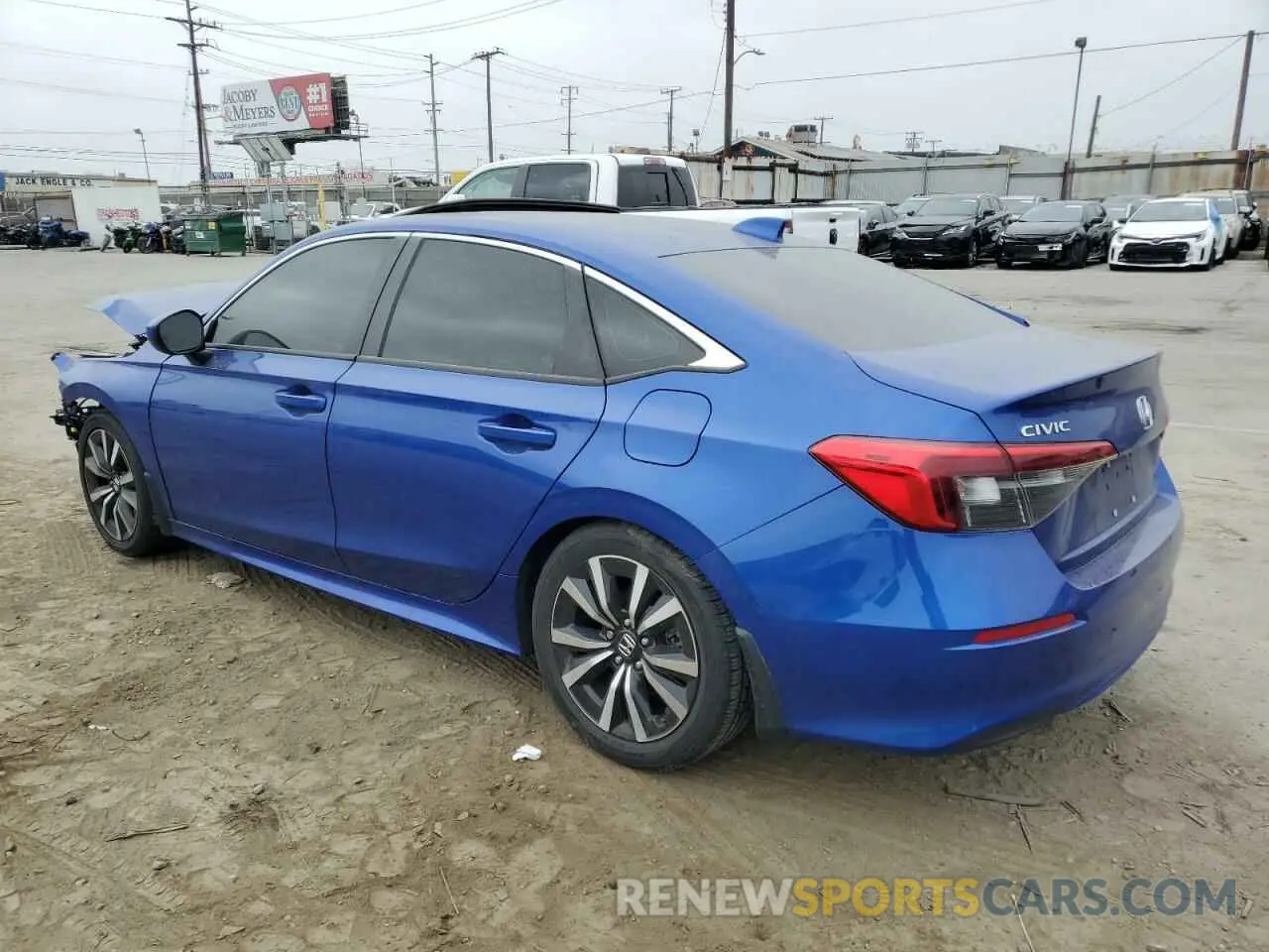 2 fotografías del automóvil dañado 2HGFE1F70RH307135 HONDA CIVIC 2024