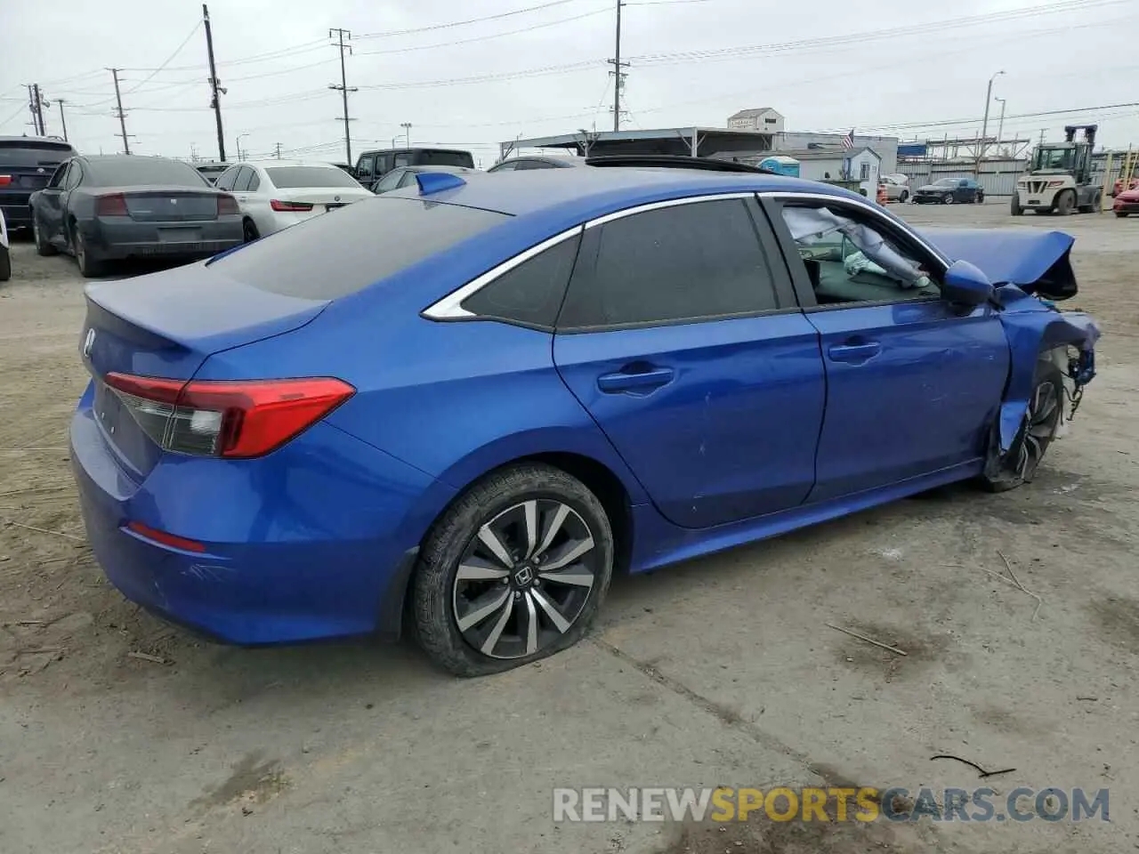 3 fotografías del automóvil dañado 2HGFE1F70RH307135 HONDA CIVIC 2024