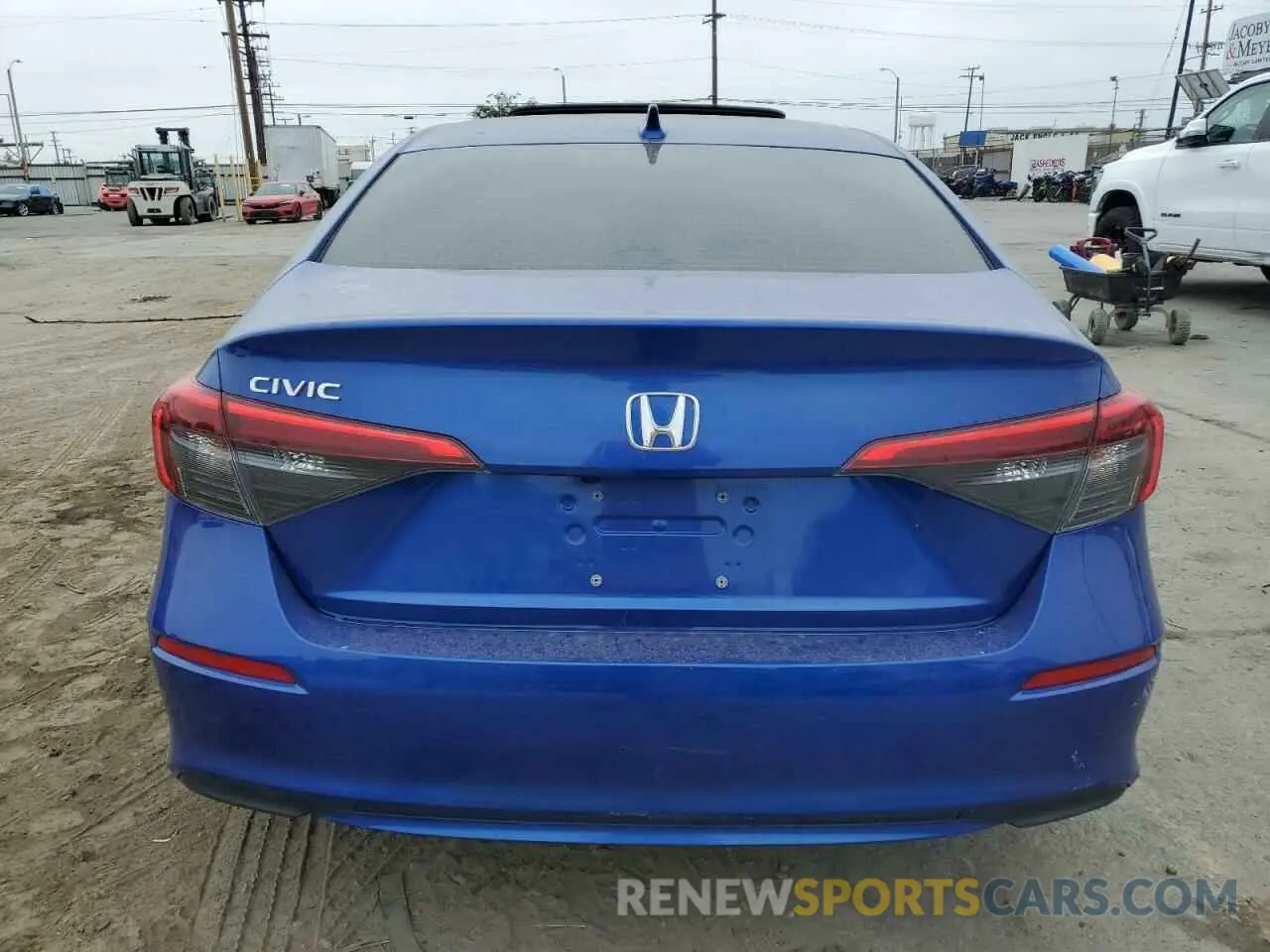 6 fotografías del automóvil dañado 2HGFE1F70RH307135 HONDA CIVIC 2024