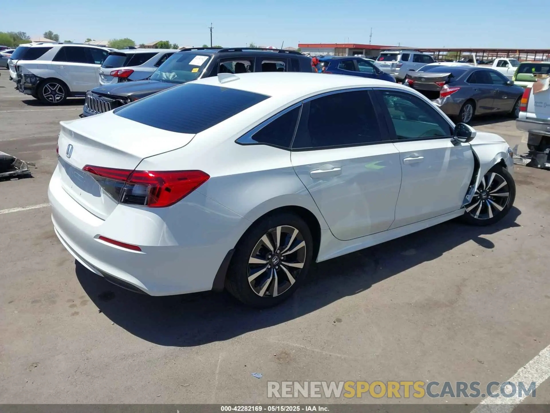 4 fotografías del automóvil dañado 2HGFE1F70RH320192 HONDA CIVIC 2024