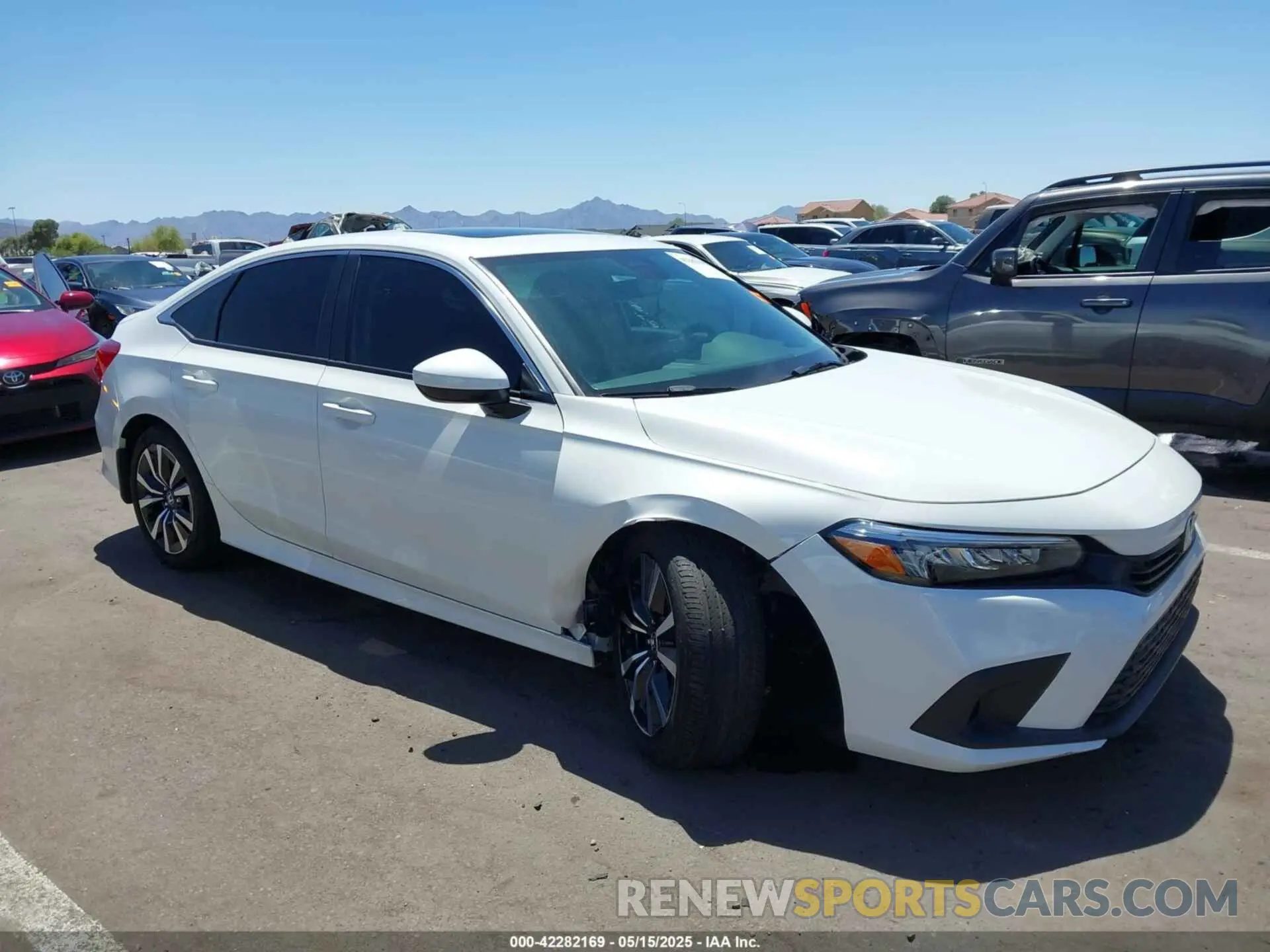 6 fotografías del automóvil dañado 2HGFE1F70RH320192 HONDA CIVIC 2024