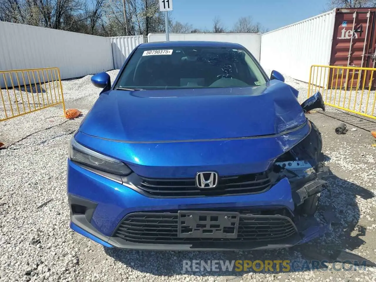 5 fotografías del automóvil dañado 2HGFE1F70RH321245 HONDA CIVIC 2024