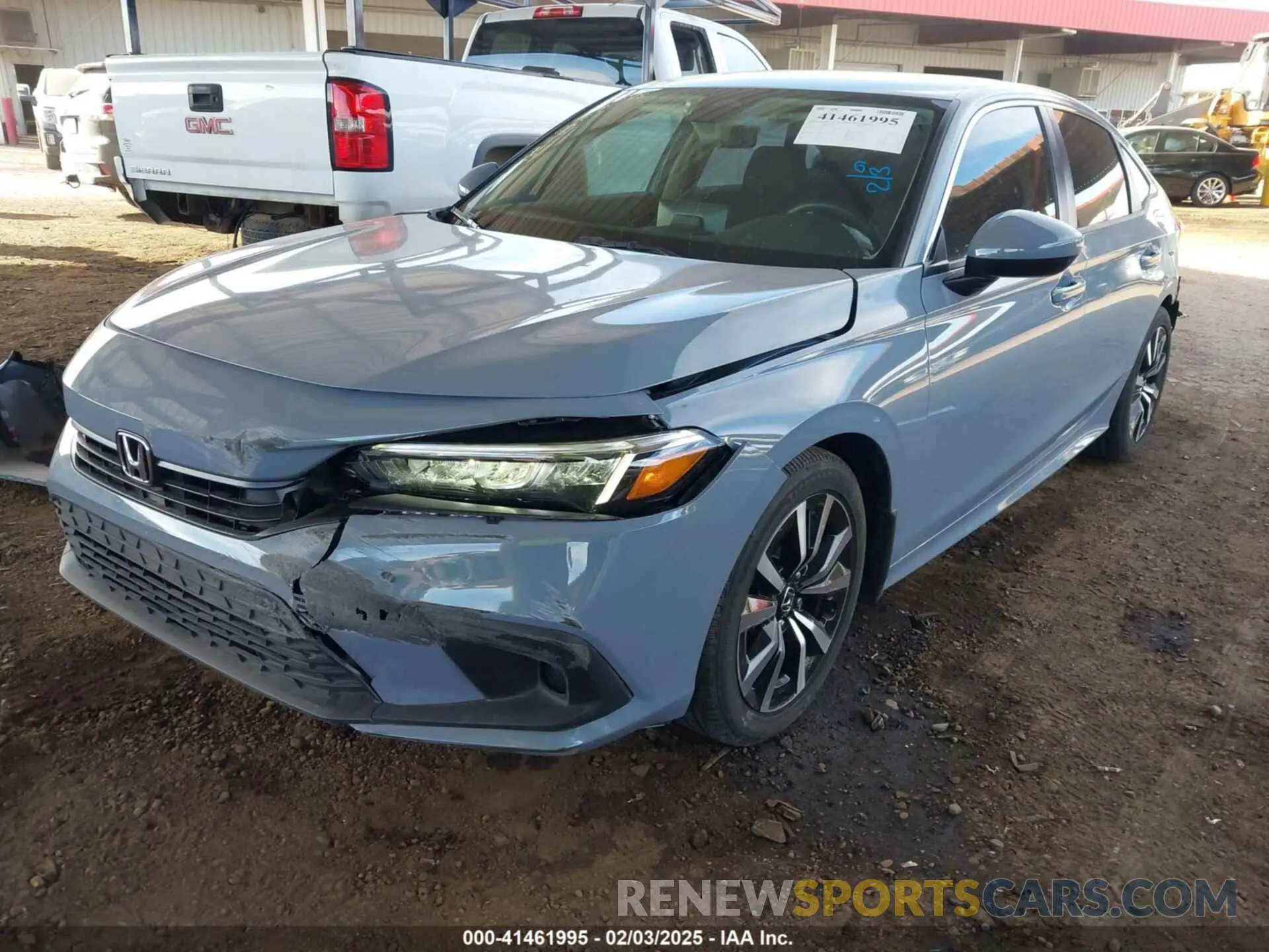 2 fotografías del automóvil dañado 2HGFE1F71RH311677 HONDA CIVIC 2024