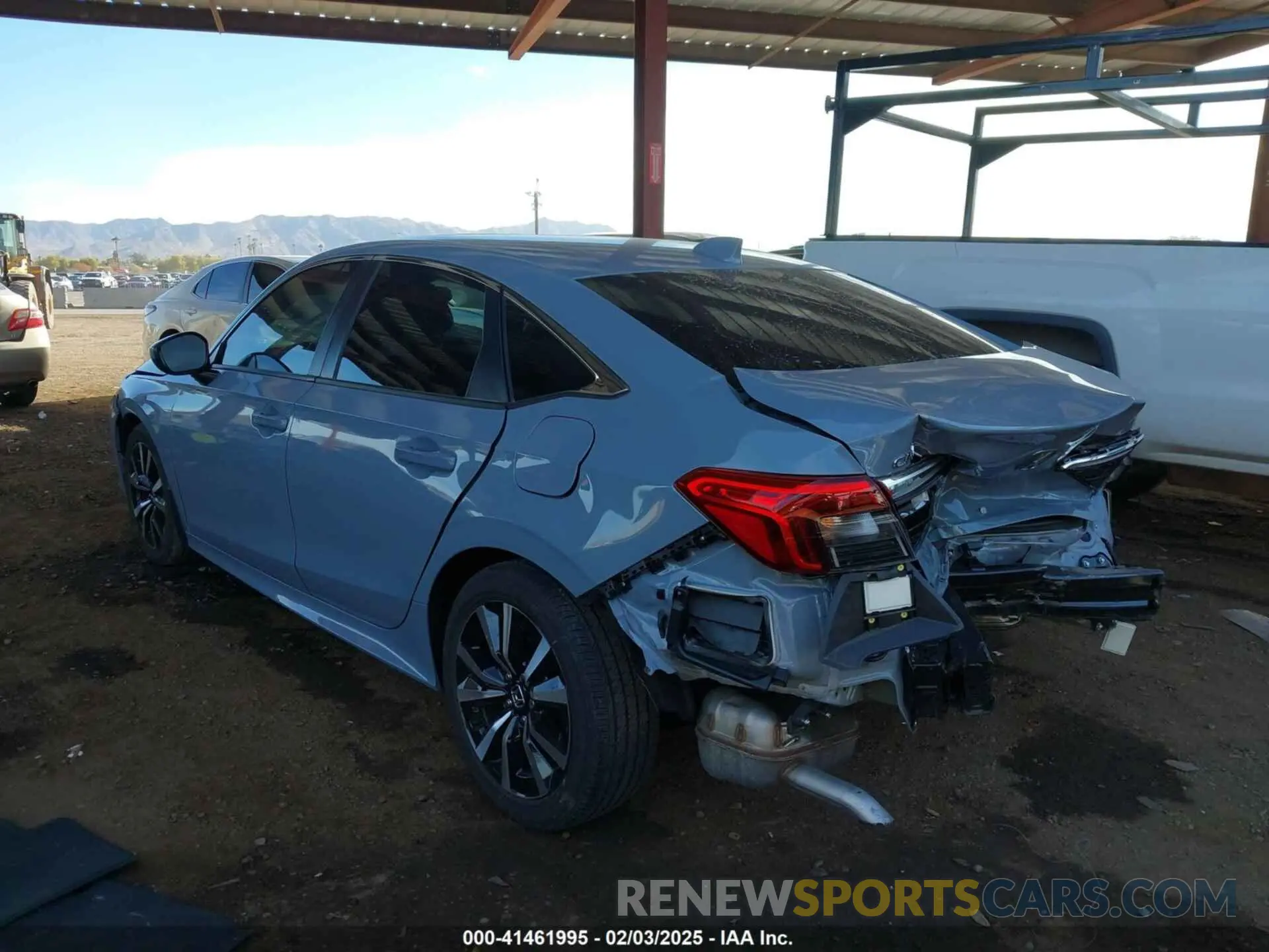 3 fotografías del automóvil dañado 2HGFE1F71RH311677 HONDA CIVIC 2024