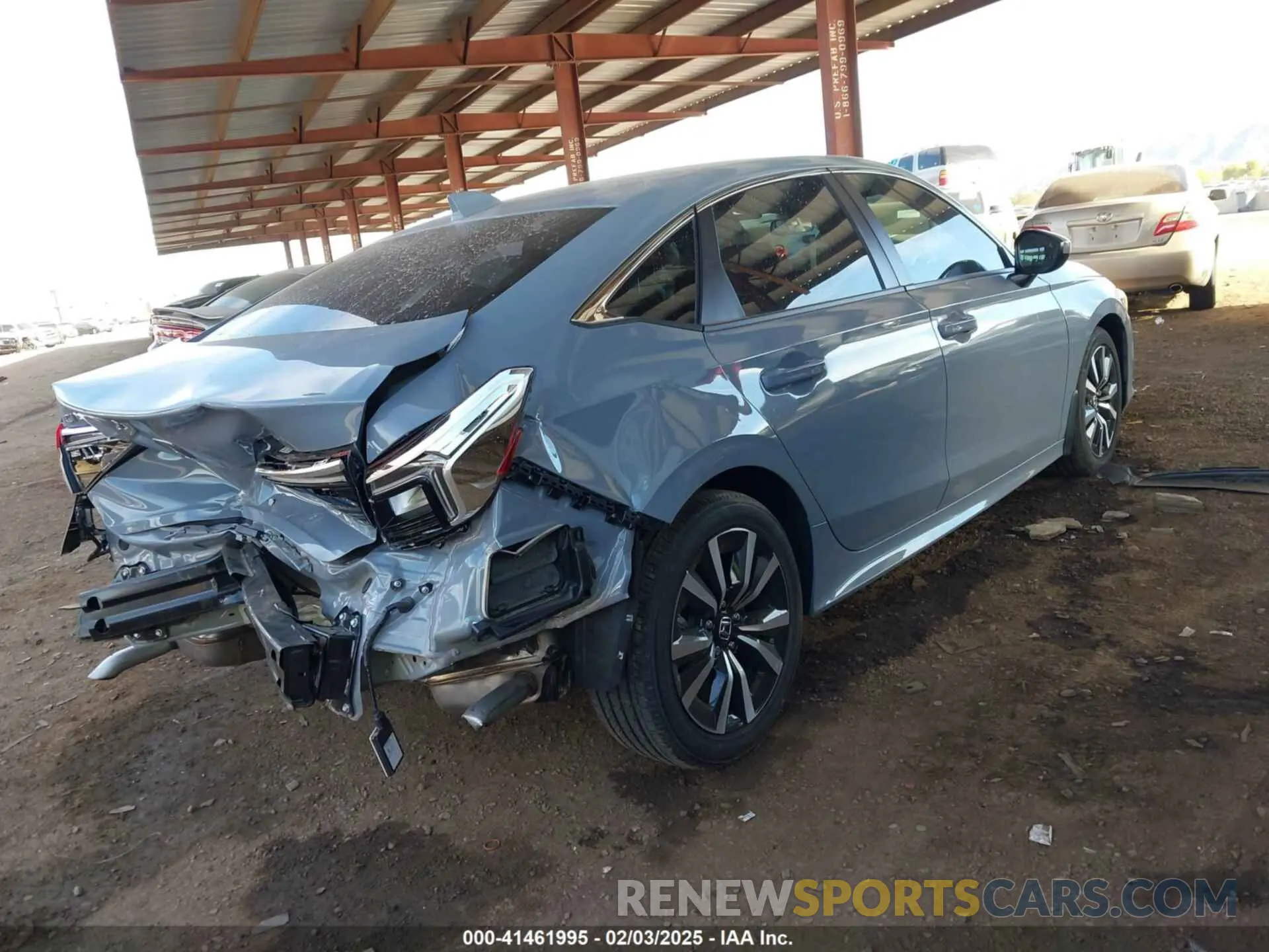 4 fotografías del automóvil dañado 2HGFE1F71RH311677 HONDA CIVIC 2024