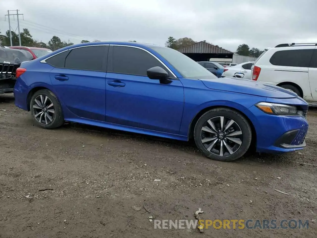 4 fotografías del automóvil dañado 2HGFE1F71RH333372 HONDA CIVIC 2024