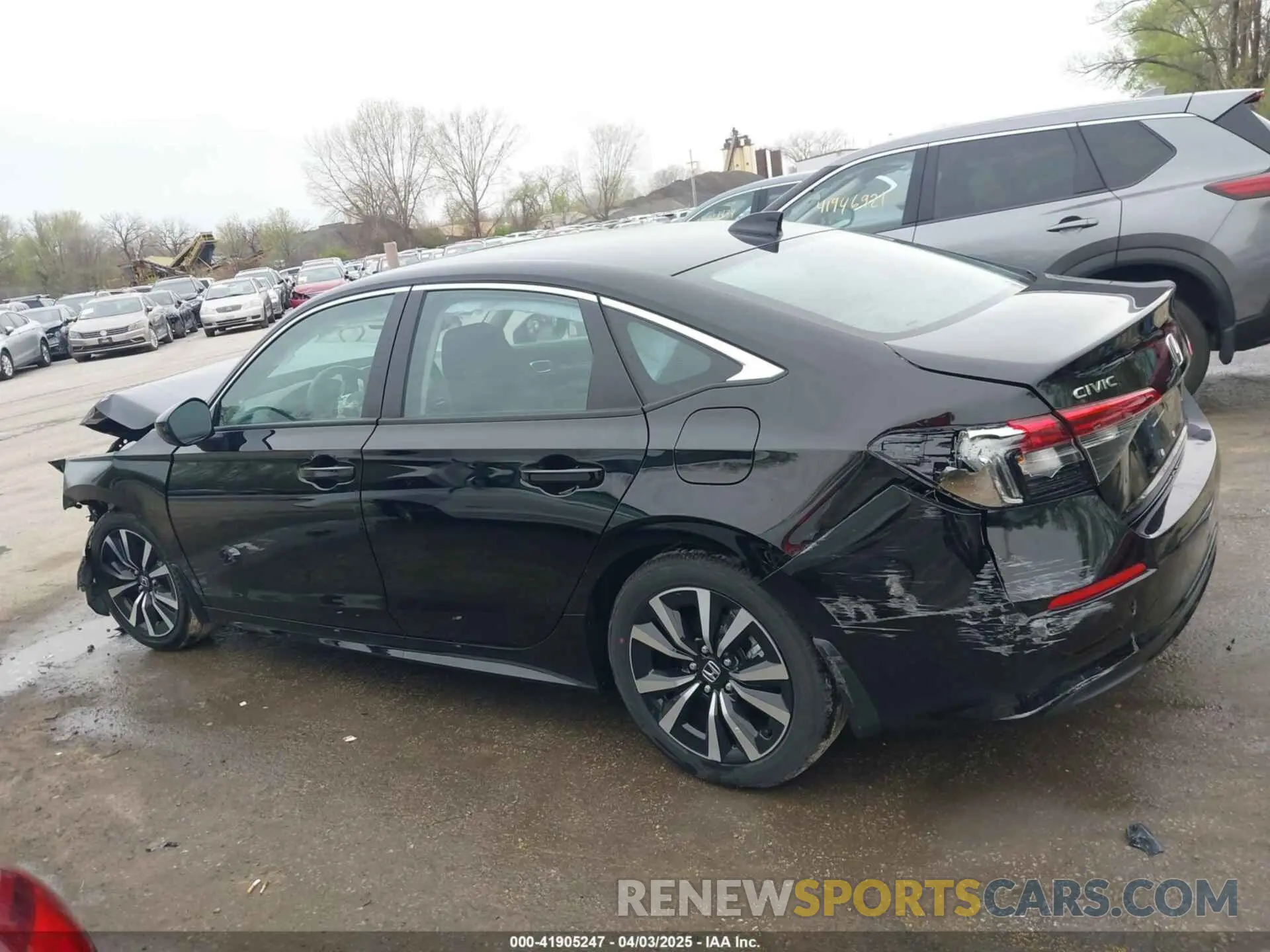 14 fotografías del automóvil dañado 2HGFE1F71RH338636 HONDA CIVIC 2024
