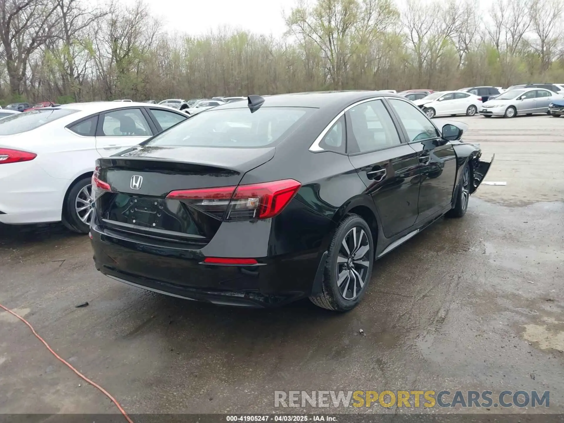 4 fotografías del automóvil dañado 2HGFE1F71RH338636 HONDA CIVIC 2024