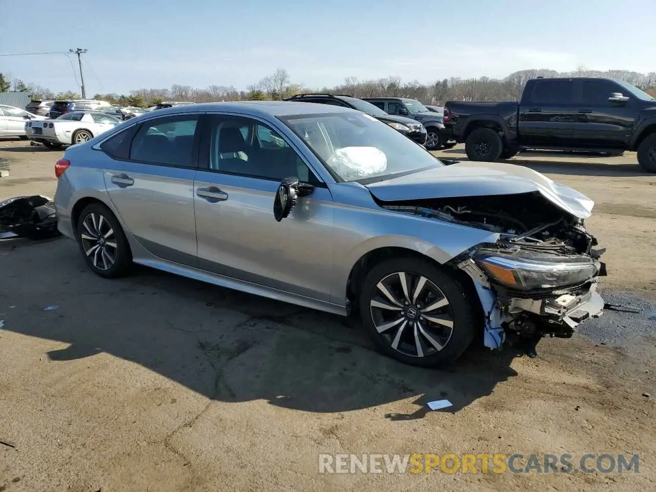 4 fotografías del automóvil dañado 2HGFE1F72RH310067 HONDA CIVIC 2024