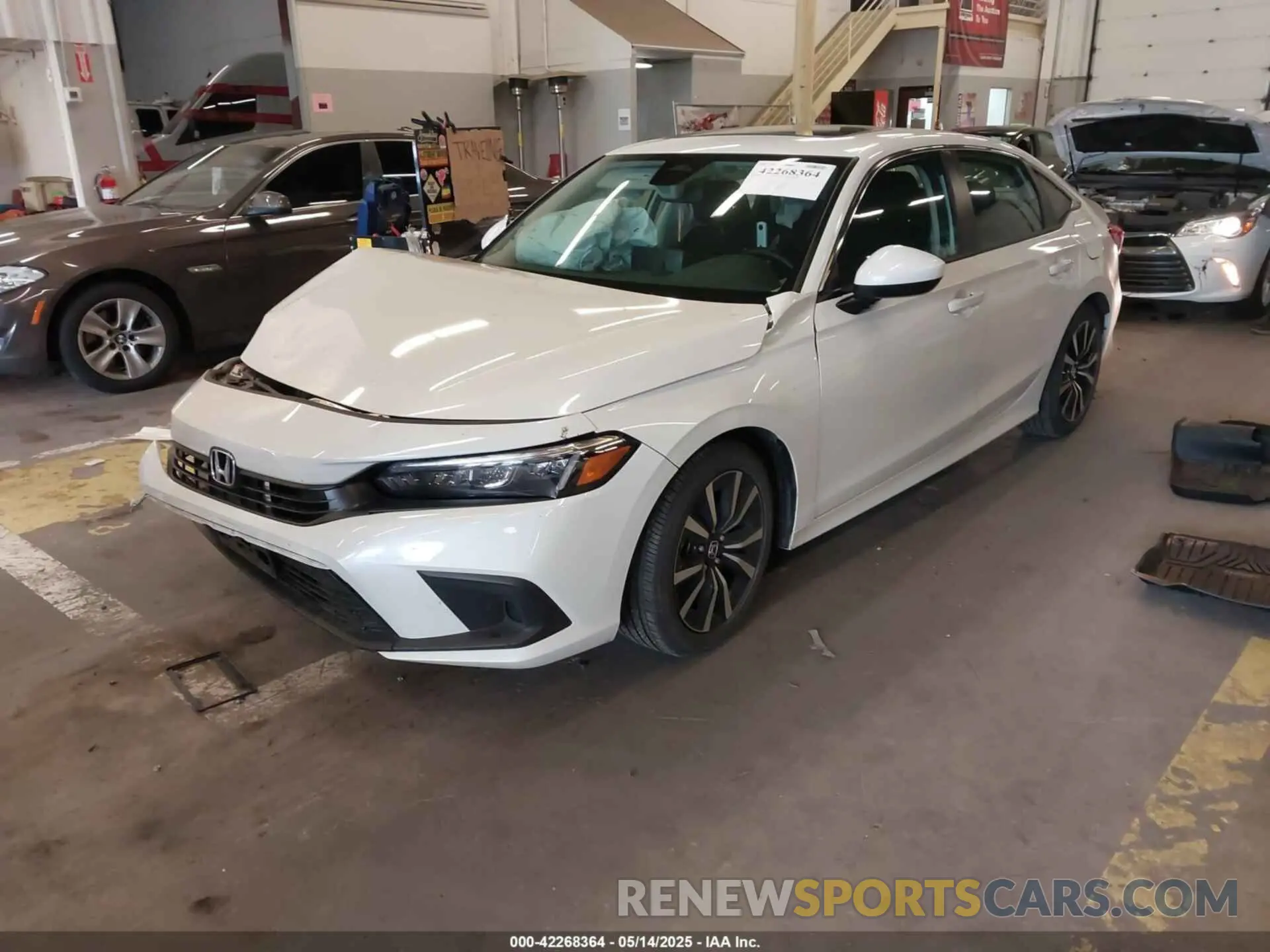 2 fotografías del automóvil dañado 2HGFE1F72RH312787 HONDA CIVIC 2024