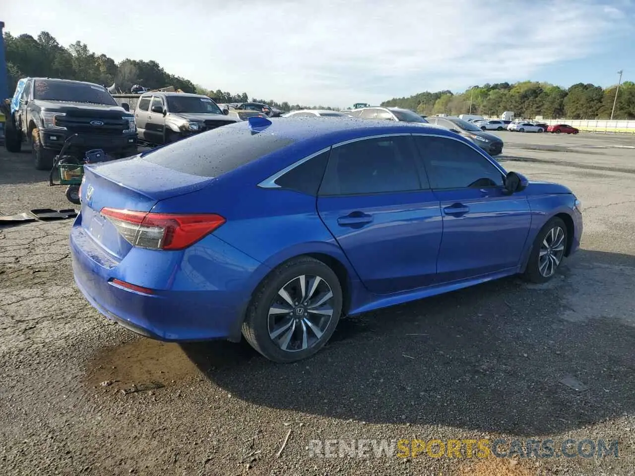 3 fotografías del automóvil dañado 2HGFE1F72RH332702 HONDA CIVIC 2024