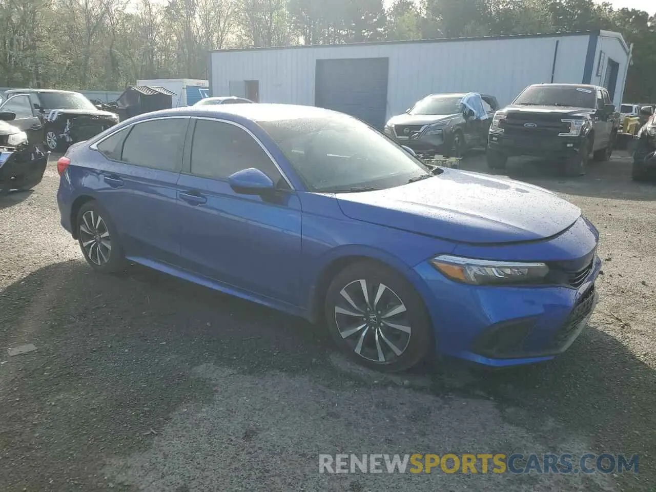 4 fotografías del automóvil dañado 2HGFE1F72RH332702 HONDA CIVIC 2024