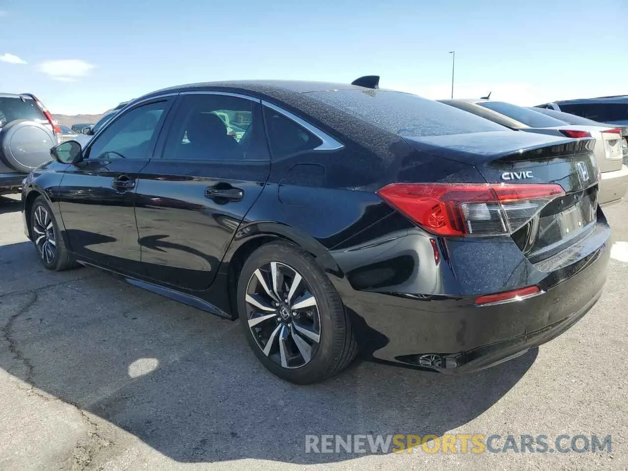 2 fotografías del automóvil dañado 2HGFE1F73RH312720 HONDA CIVIC 2024