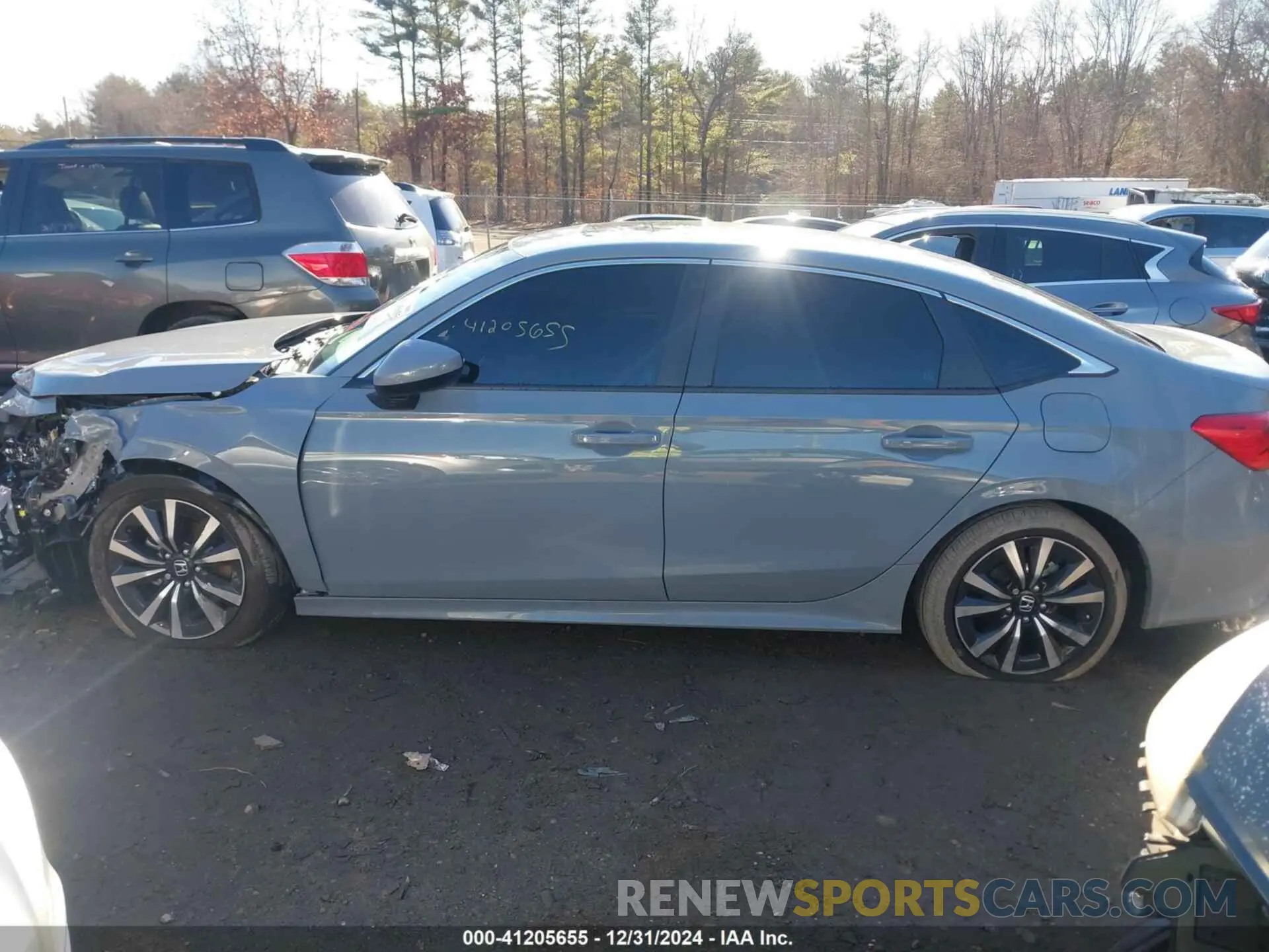 14 fotografías del automóvil dañado 2HGFE1F73RH337634 HONDA CIVIC 2024
