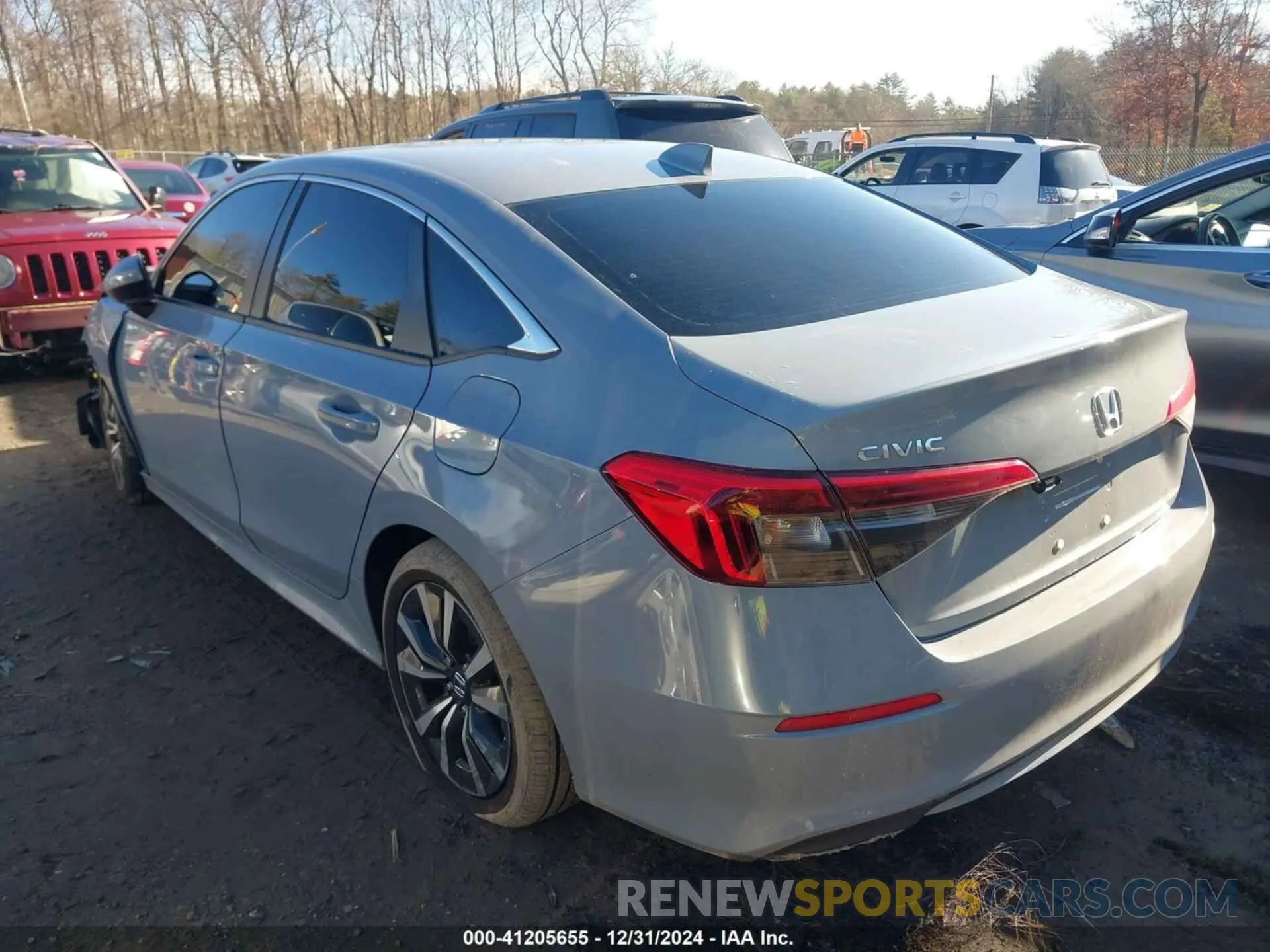 3 fotografías del automóvil dañado 2HGFE1F73RH337634 HONDA CIVIC 2024