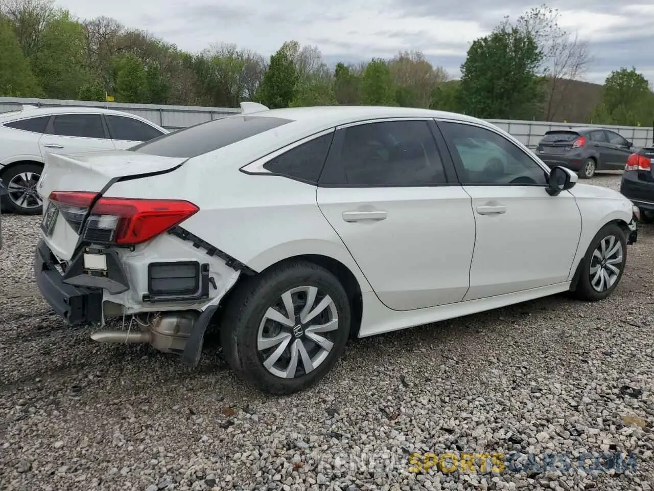 3 fotografías del automóvil dañado 2HGFE1F73RH337701 HONDA CIVIC 2024