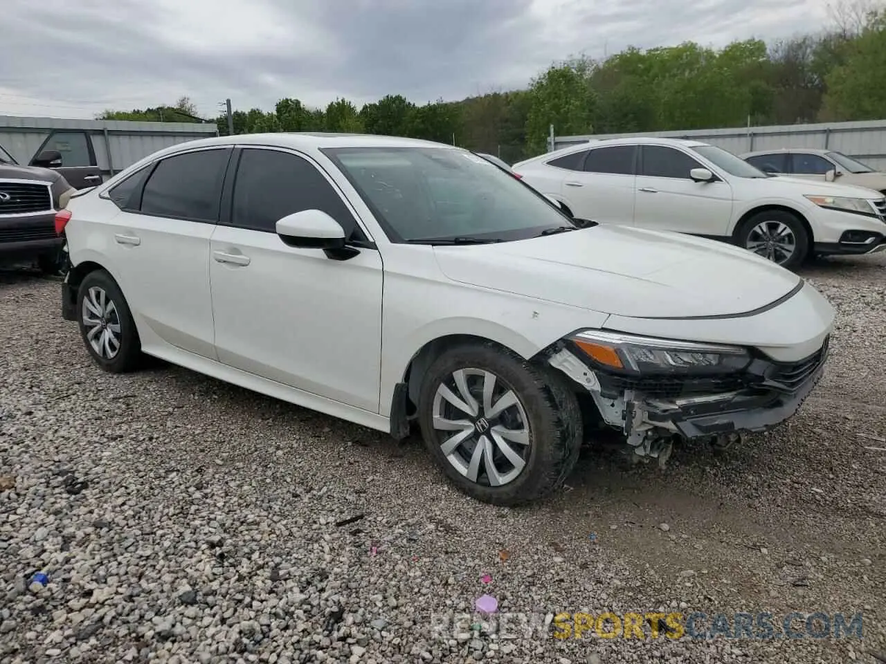 4 fotografías del automóvil dañado 2HGFE1F73RH337701 HONDA CIVIC 2024