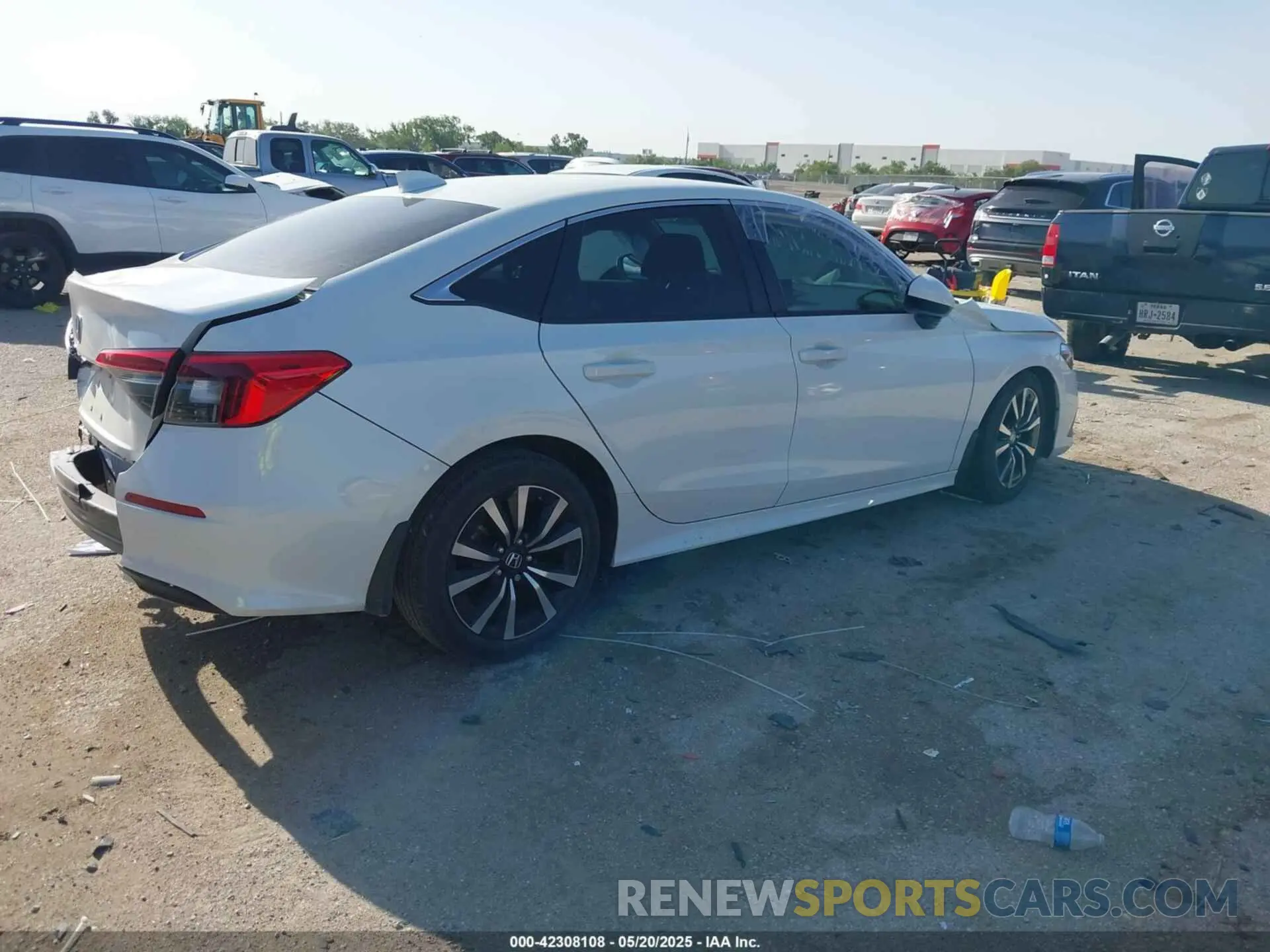 4 fotografías del automóvil dañado 2HGFE1F74RH304514 HONDA CIVIC 2024